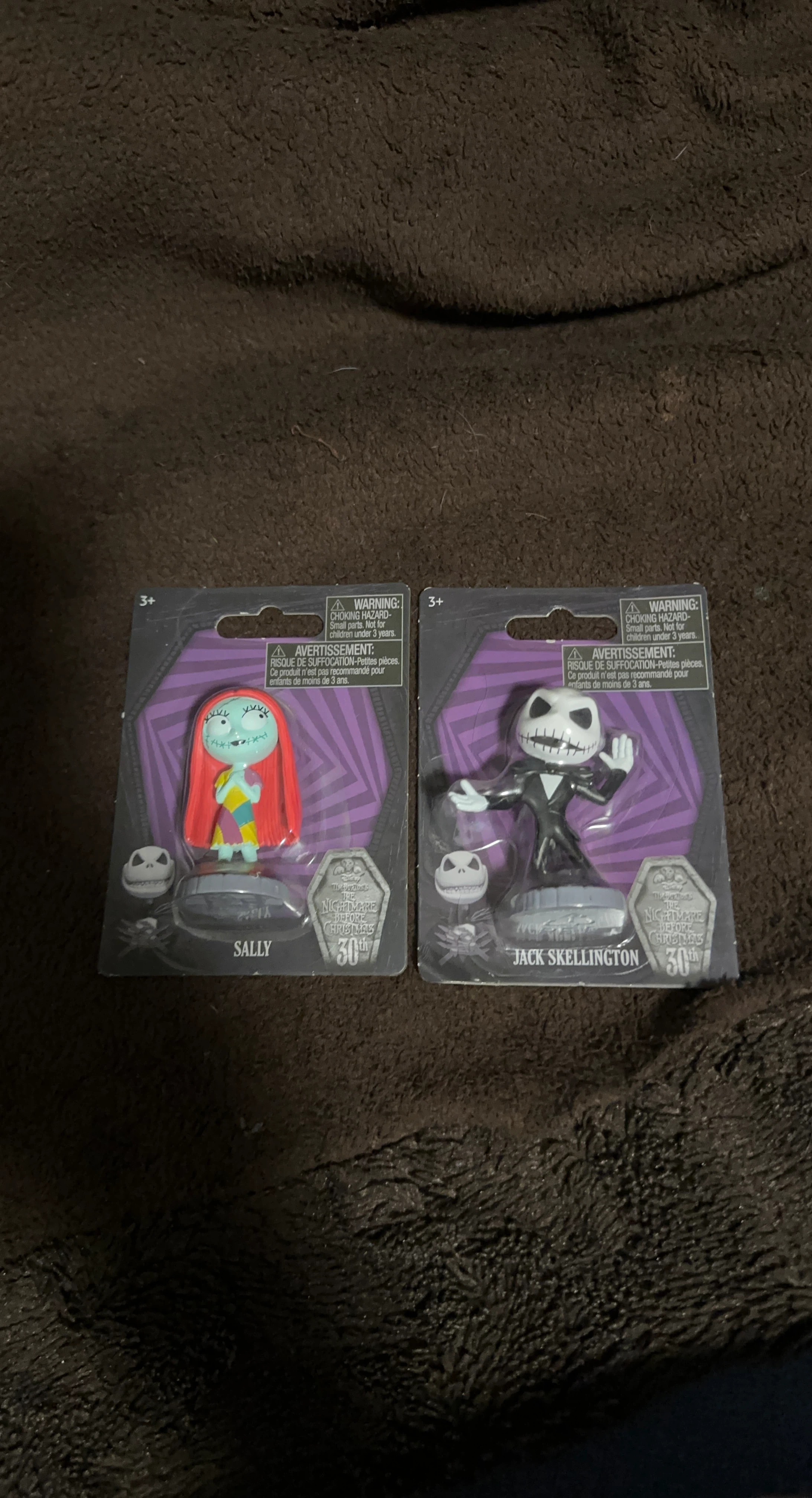 The Nightmare Before Christmas Sally & Jack Skellington Figures
