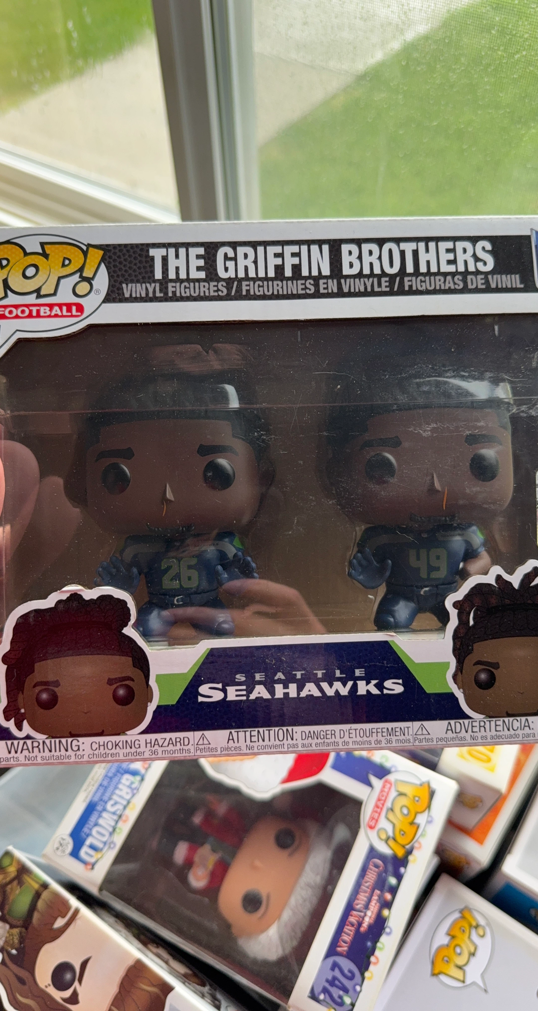 Funko Pop! The Griffin Brothers Seattle Seahawks Vinyl Figures