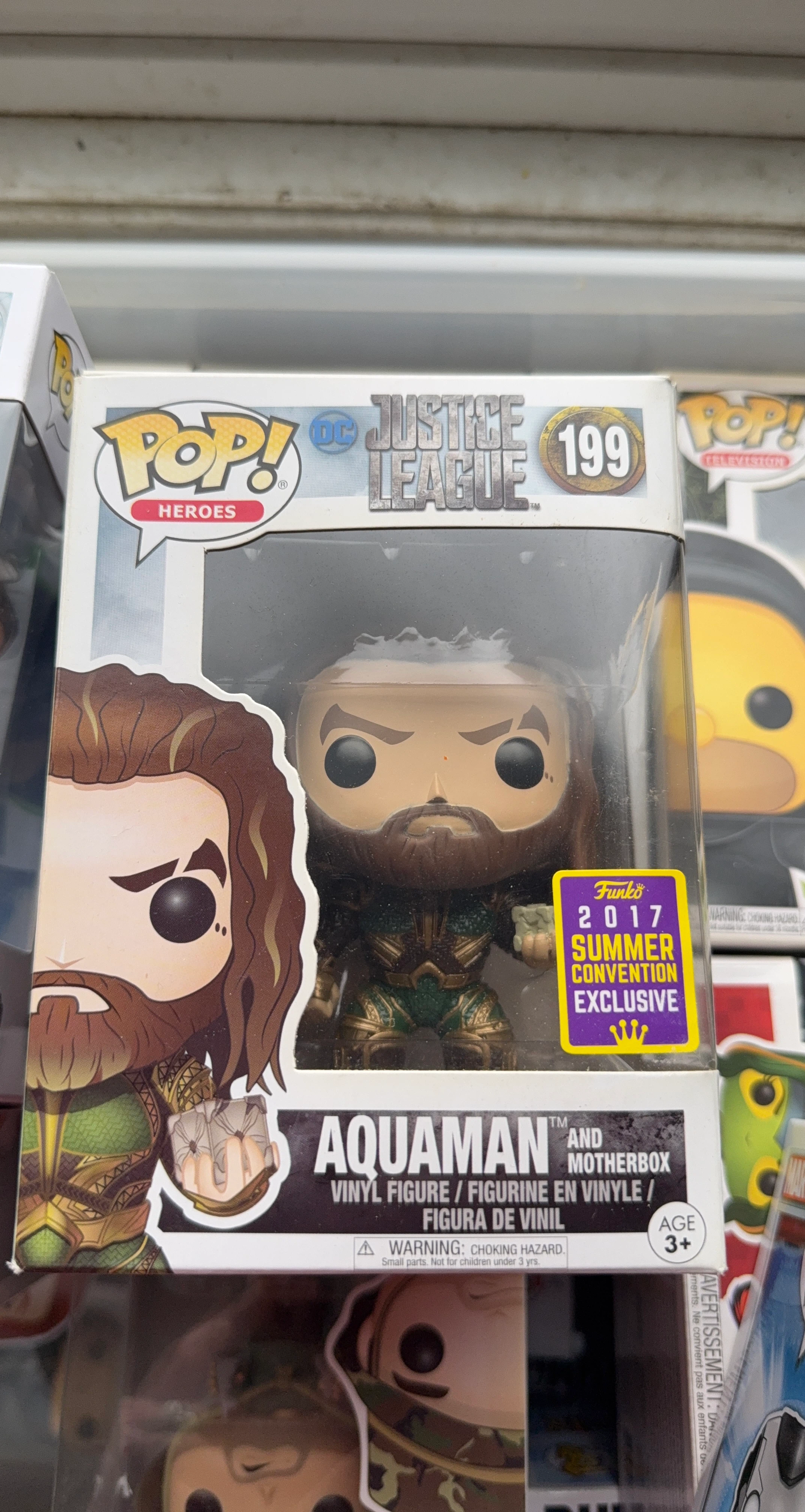 Funko Pop! Aquaman and Motherbox Justice League 199