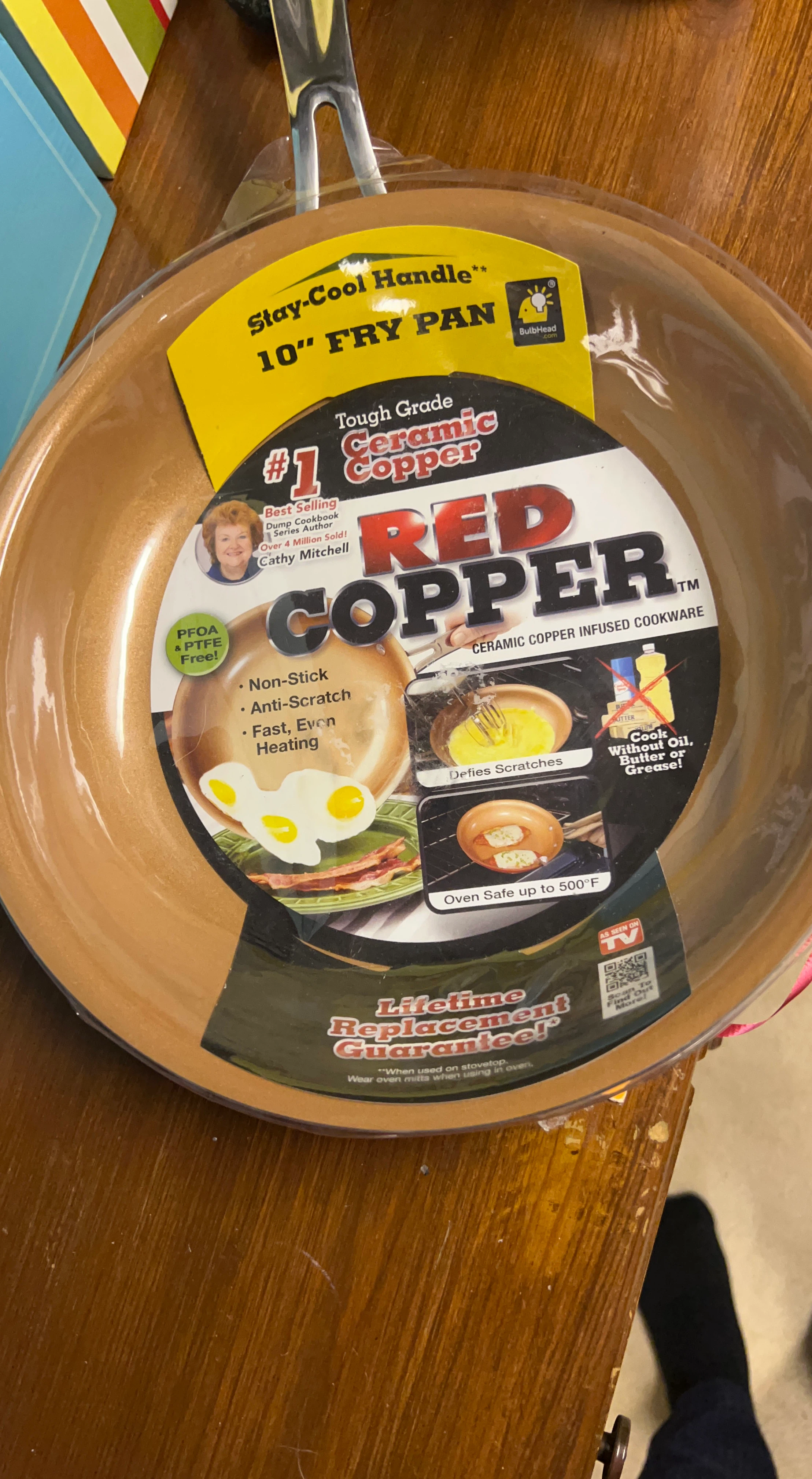 Red Copper 10" Fry Pan