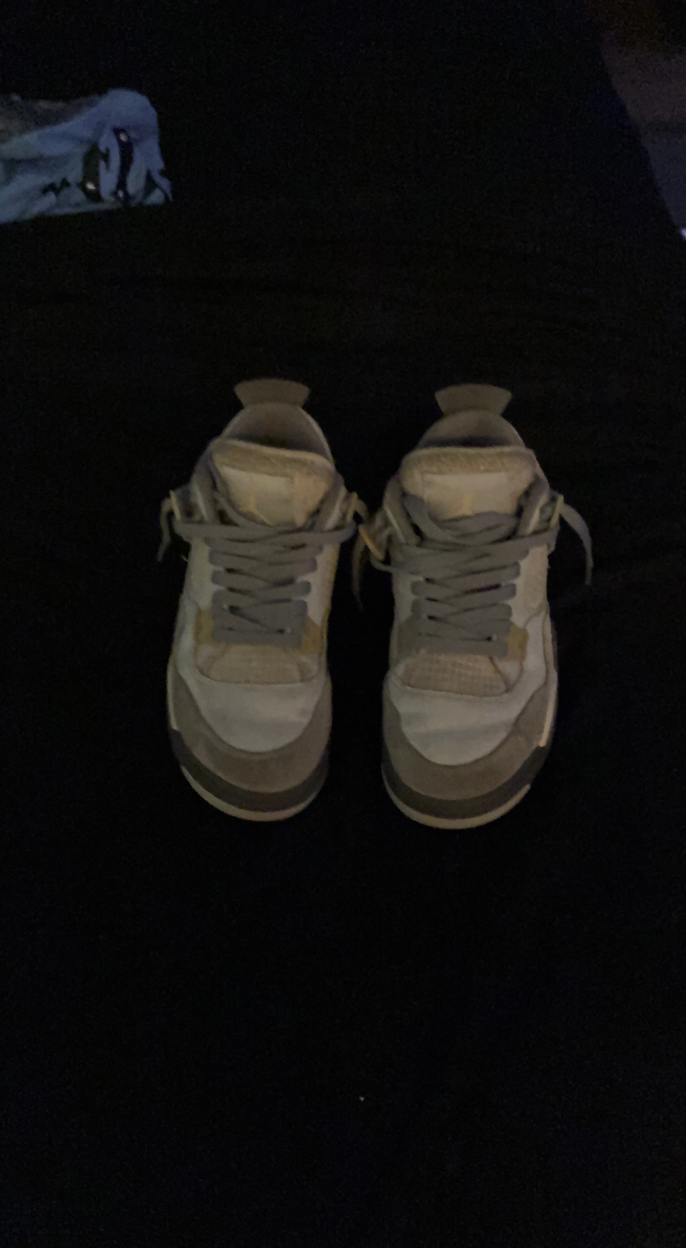 Air Jordan 4 'White & Grey' Sneakers