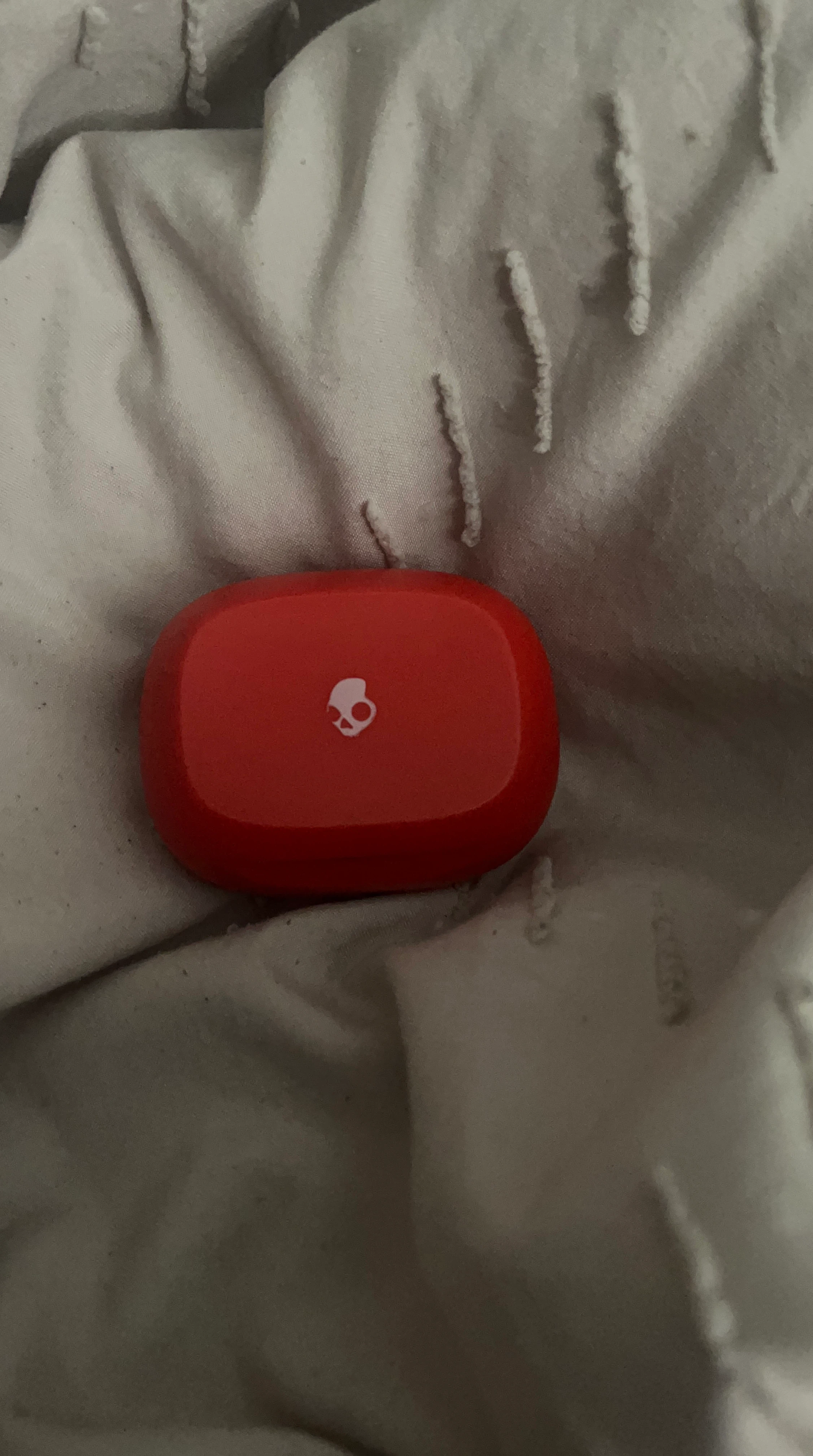 Skullcandy Red Wireless Earbuds Case