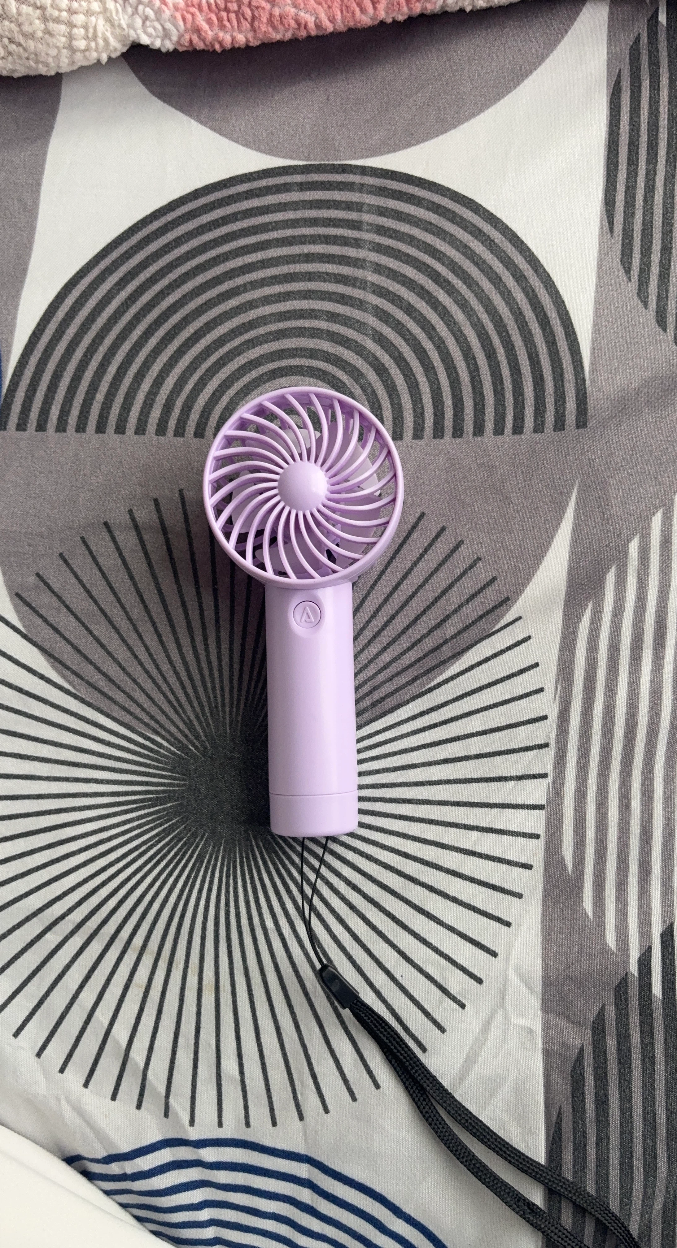Purple Mini Handheld Fan