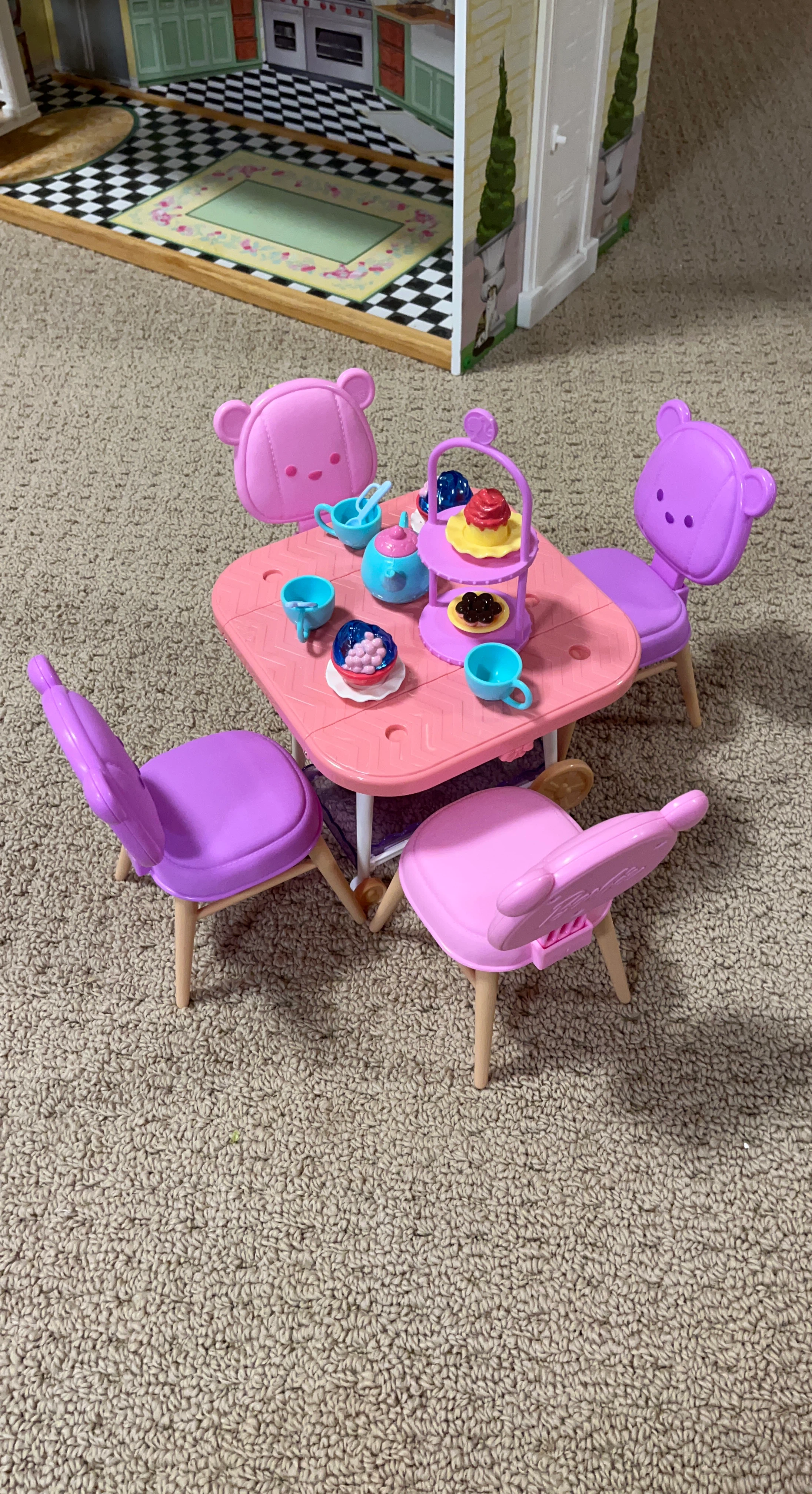 Barbie Tea Party Table and Chairs Set