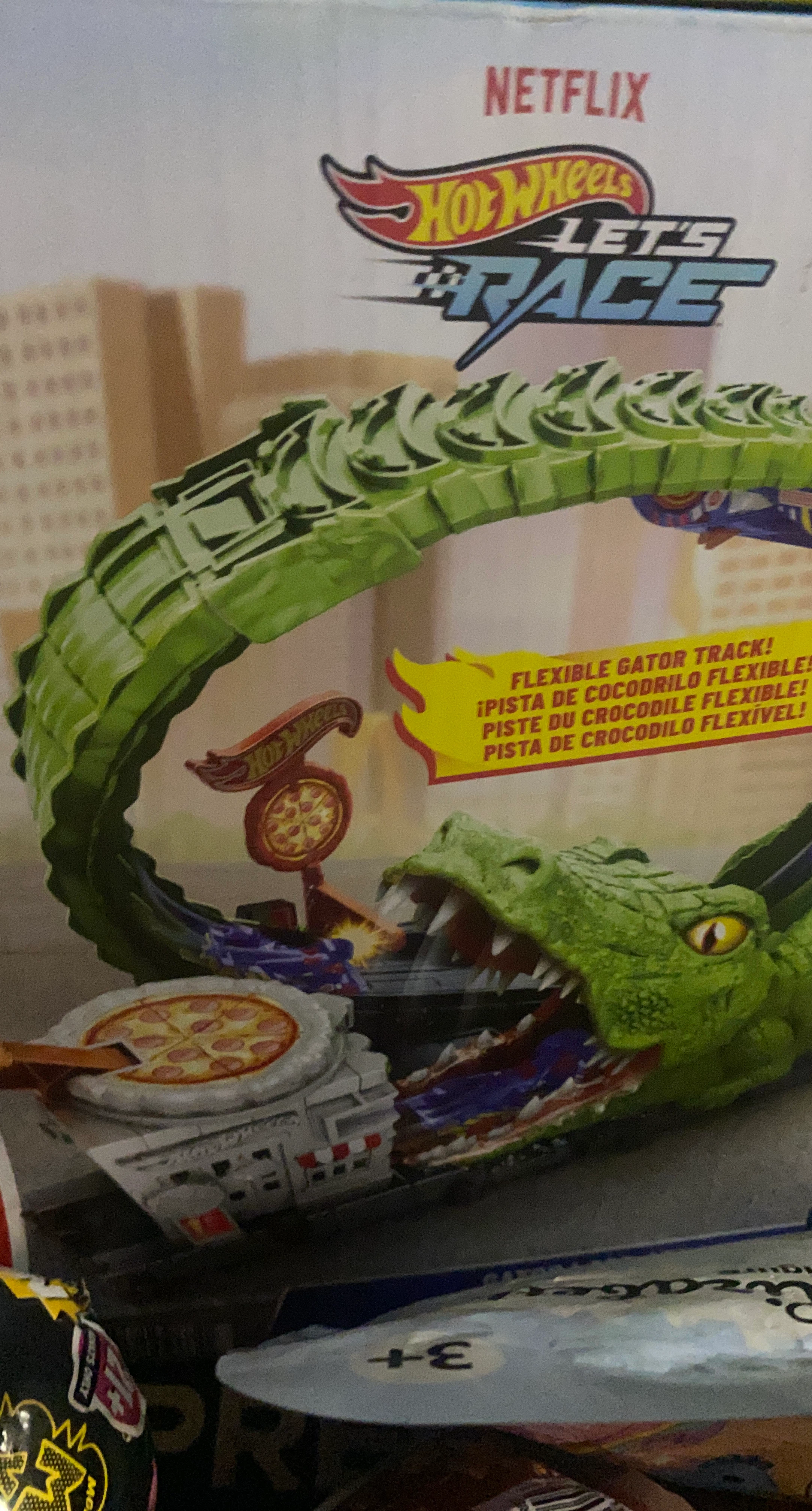 Hot Wheels Let's Race Flexible Gator Track