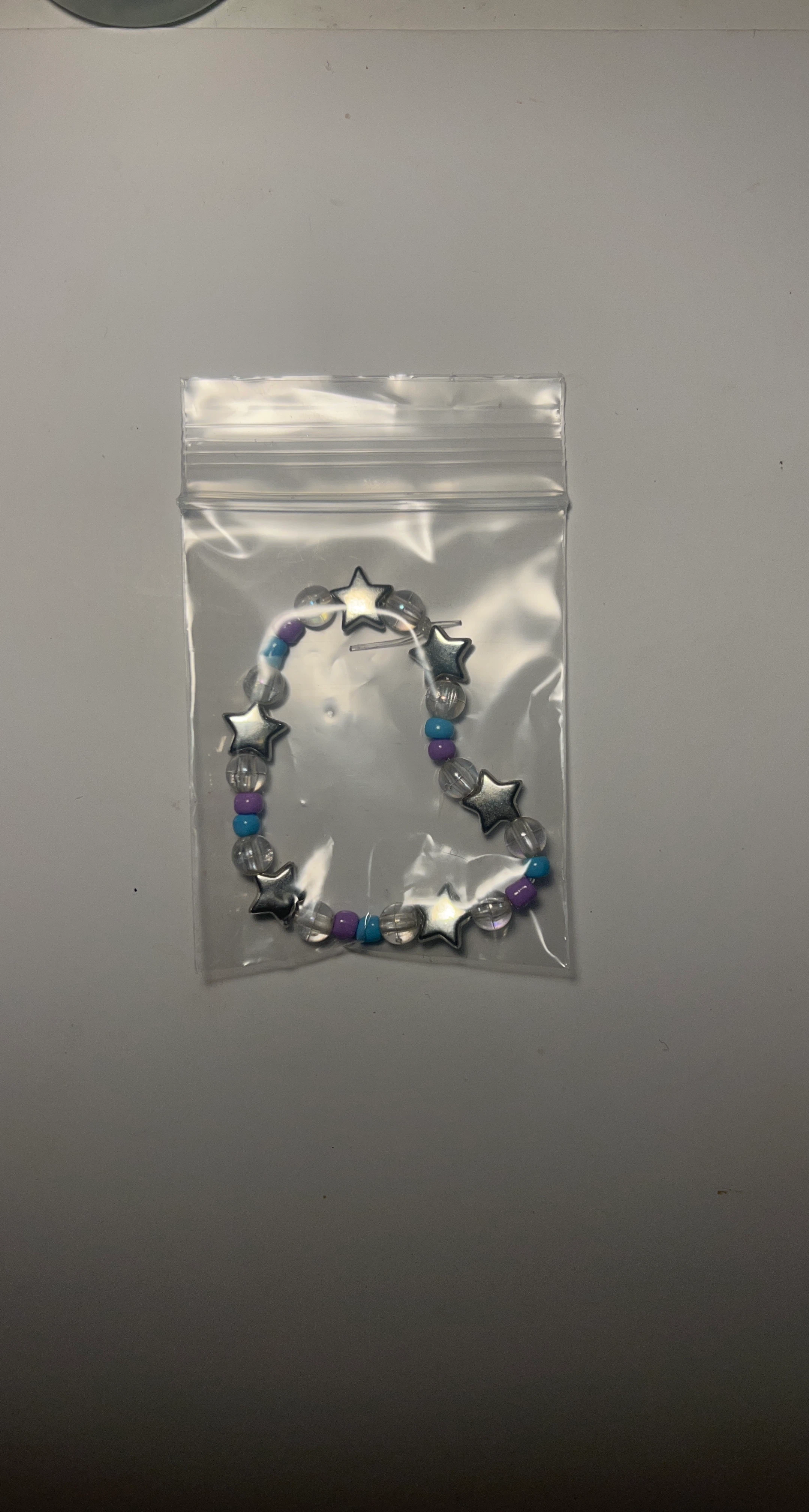 Beaded Star Charm Bracelet