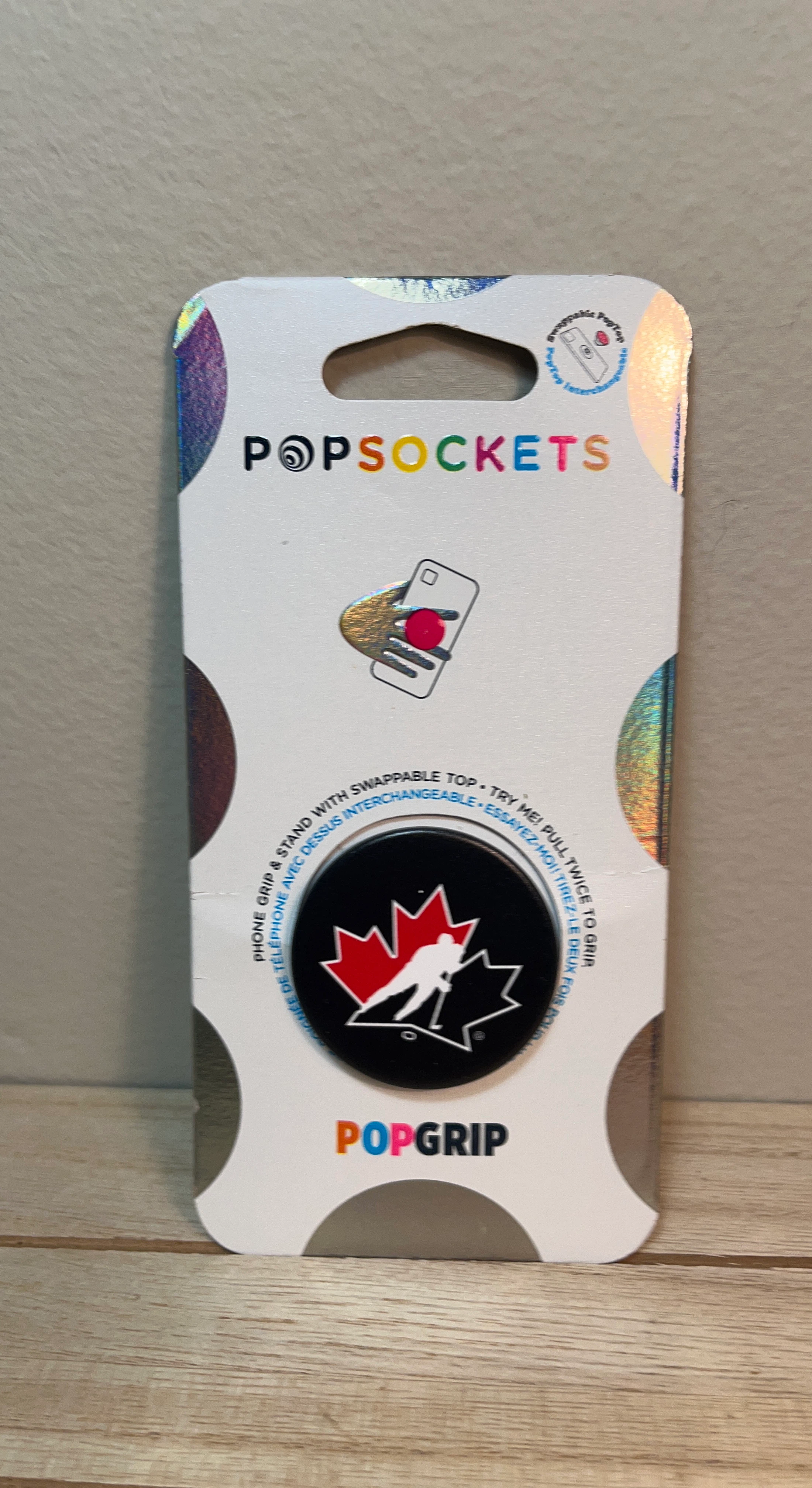 PopSockets Phone Grip with Swappable Top - Hockey Canada Design
