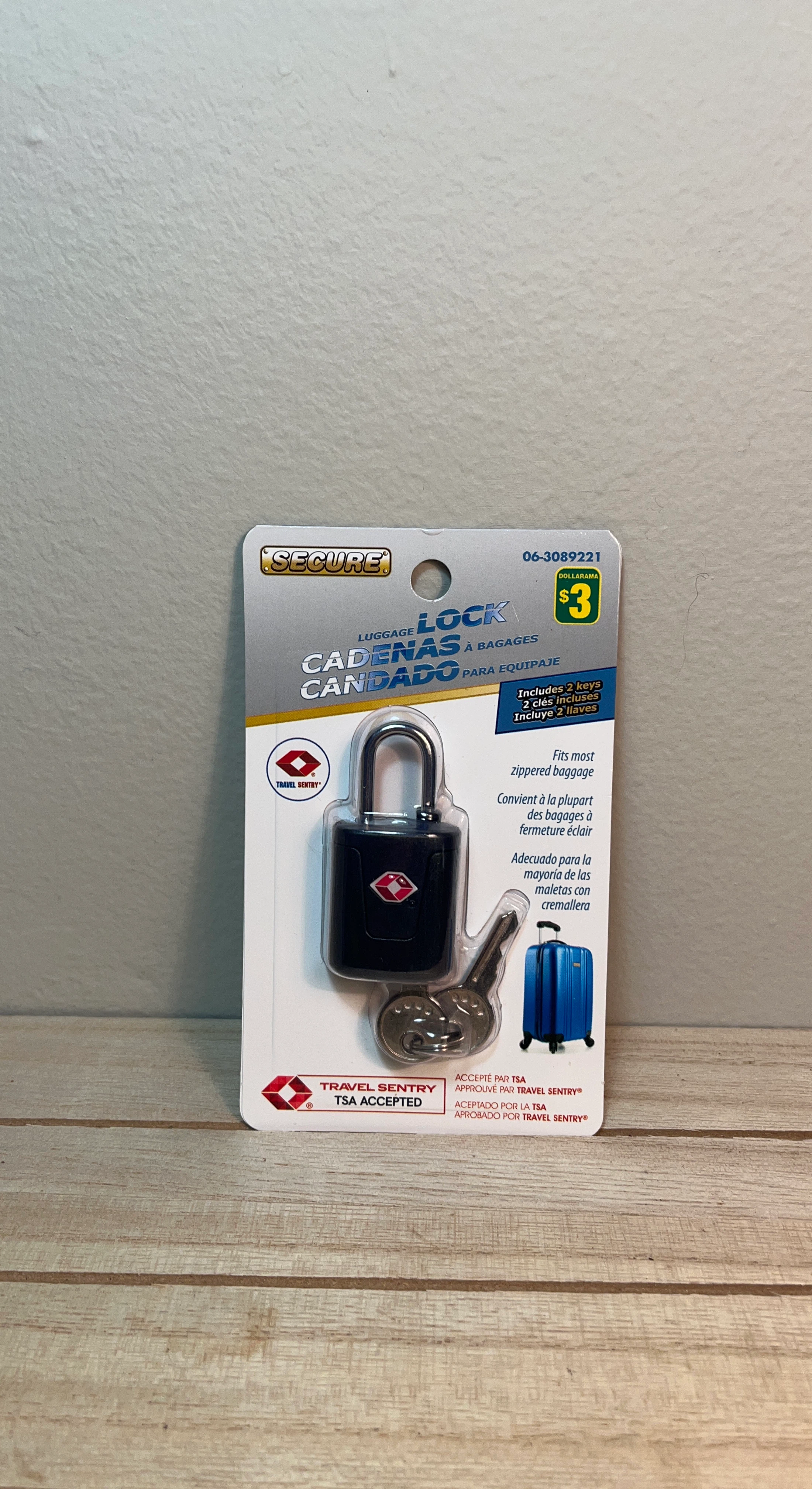 Secure TSA Accepted Luggage Lock