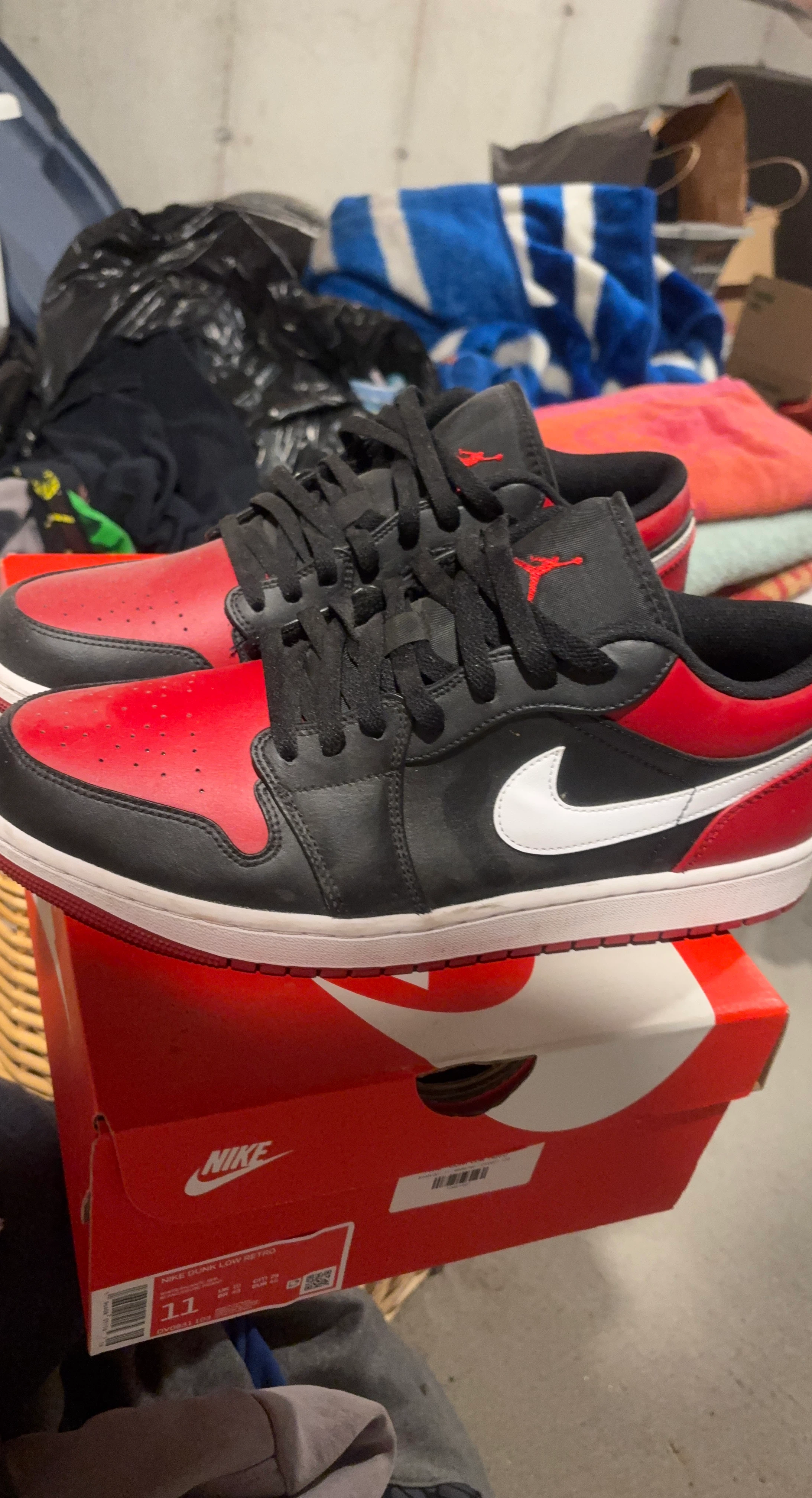 Nike Air Jordan 1 Low Red Black White