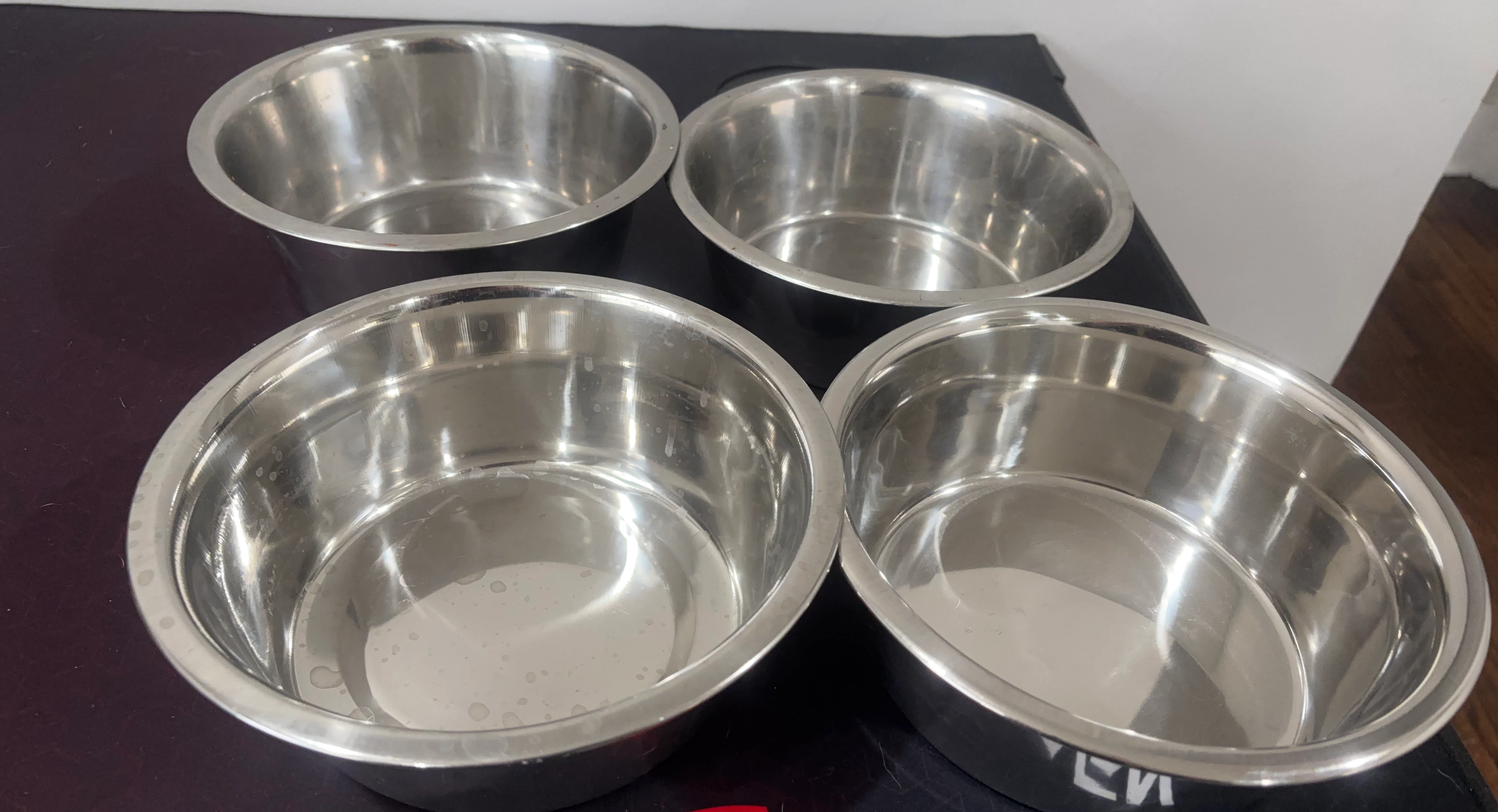Set of 4 Stainless Steel Bowls