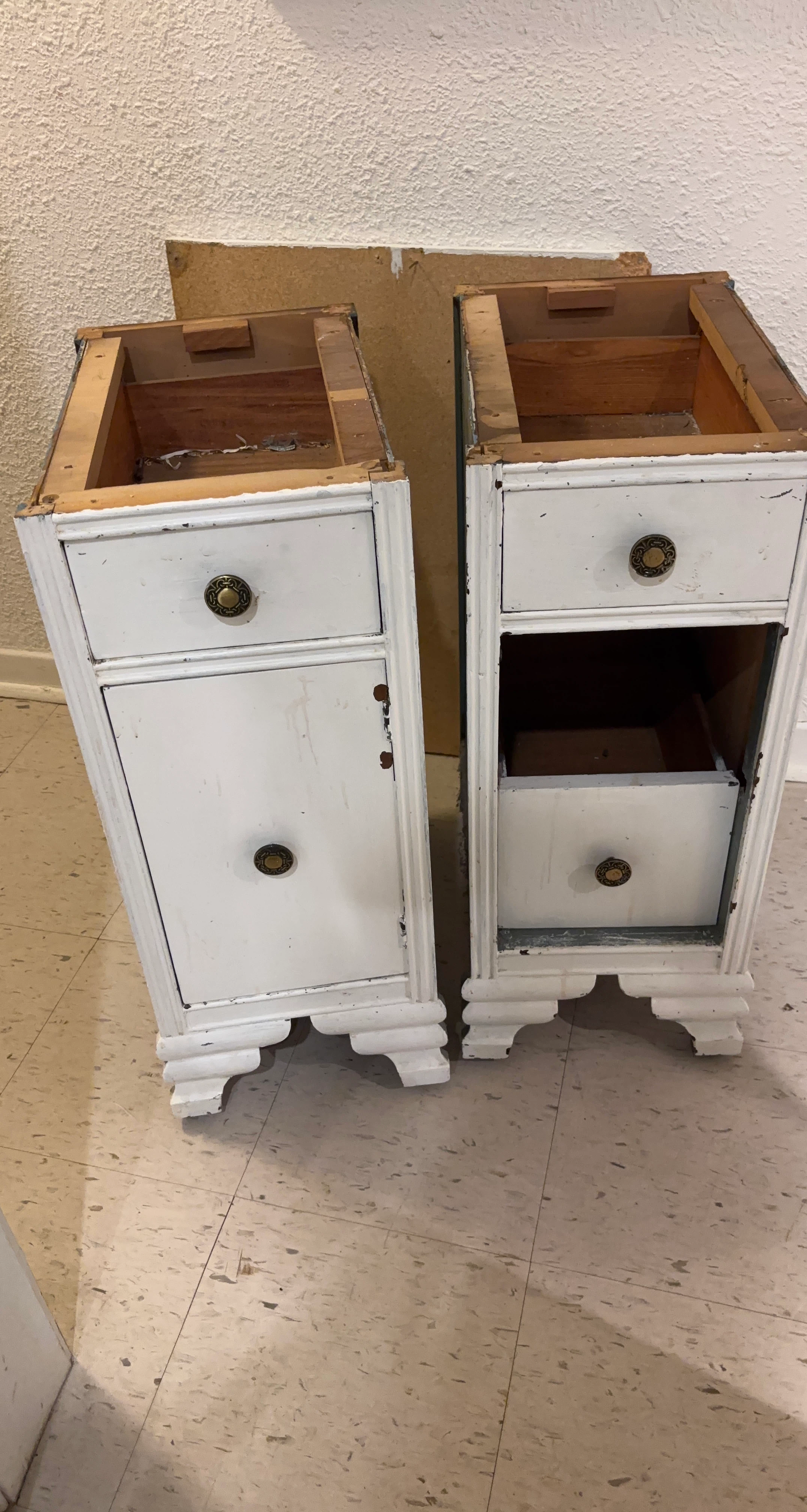 Side Drawer Cabinets from 1940’s I think