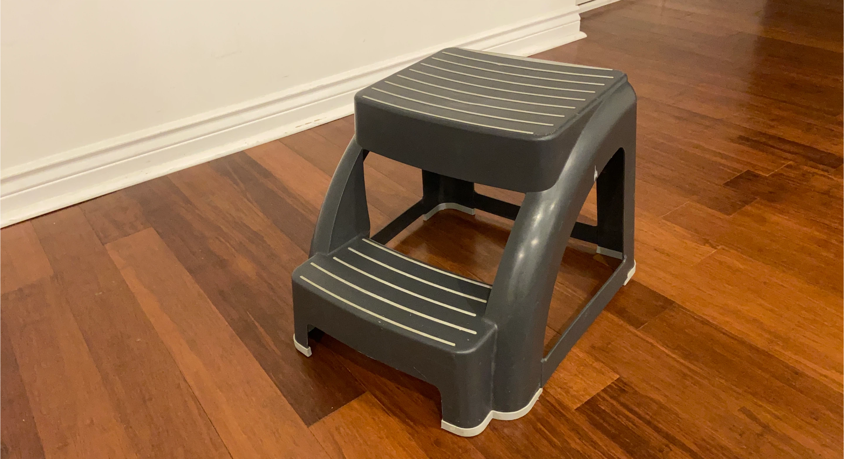 Grey Plastic Step Stool