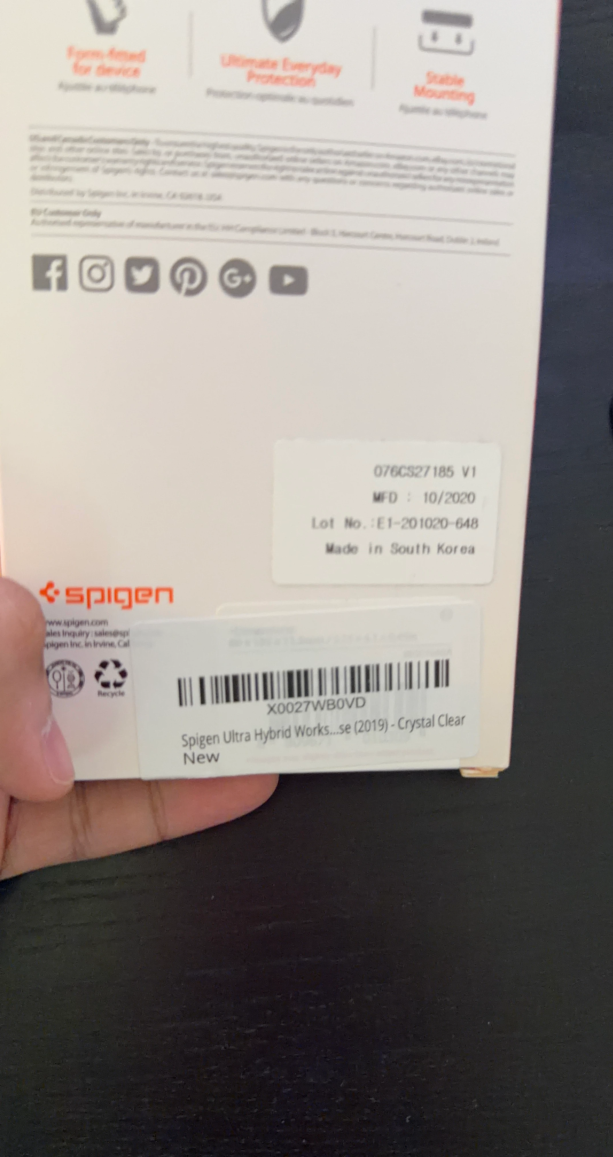 Spigen Ultra Hybrid Case (2019) - Crystal Clear for iPhone 11