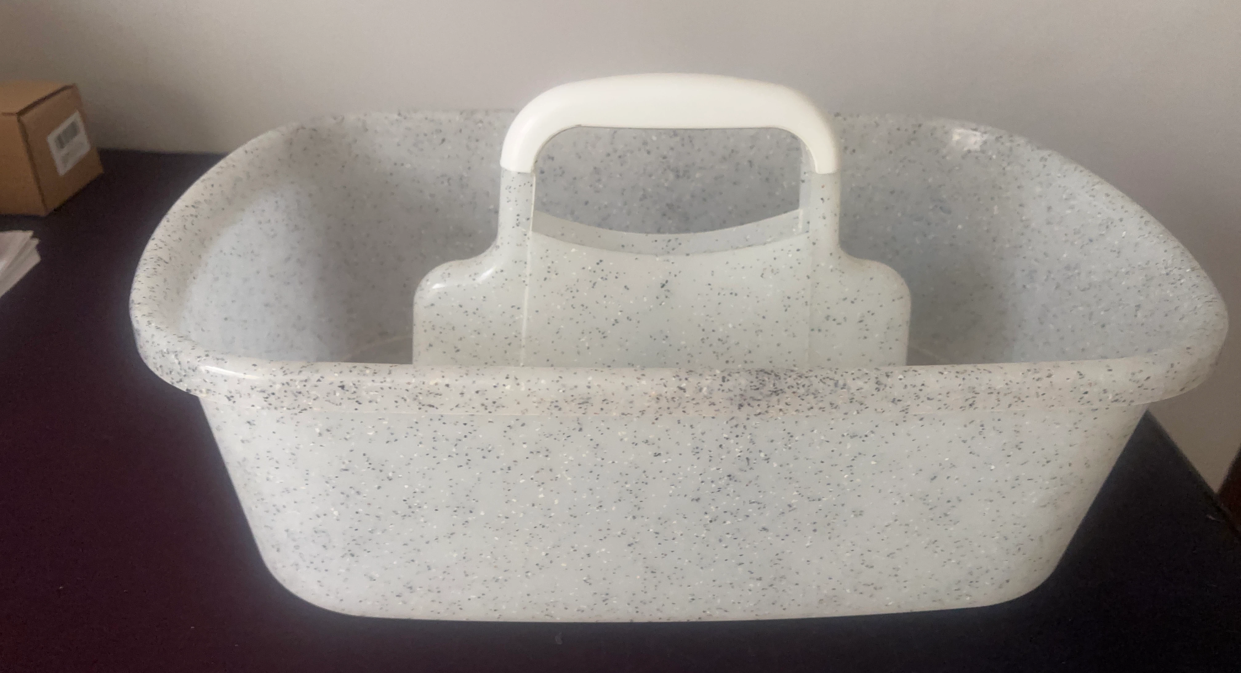Speckled Caddy Organizer with Handle