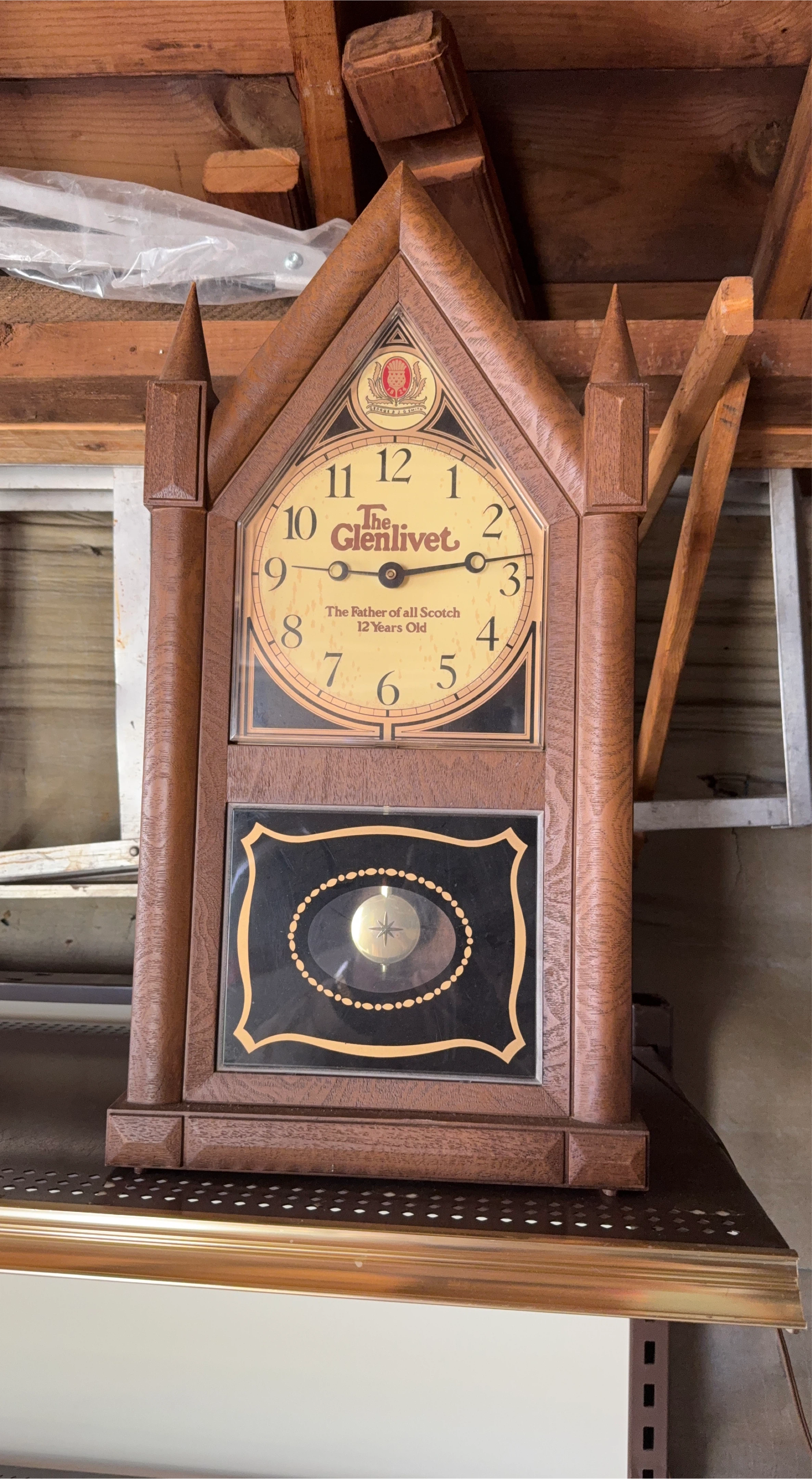 The Glenlivet 12 Years Old Scotch Clock