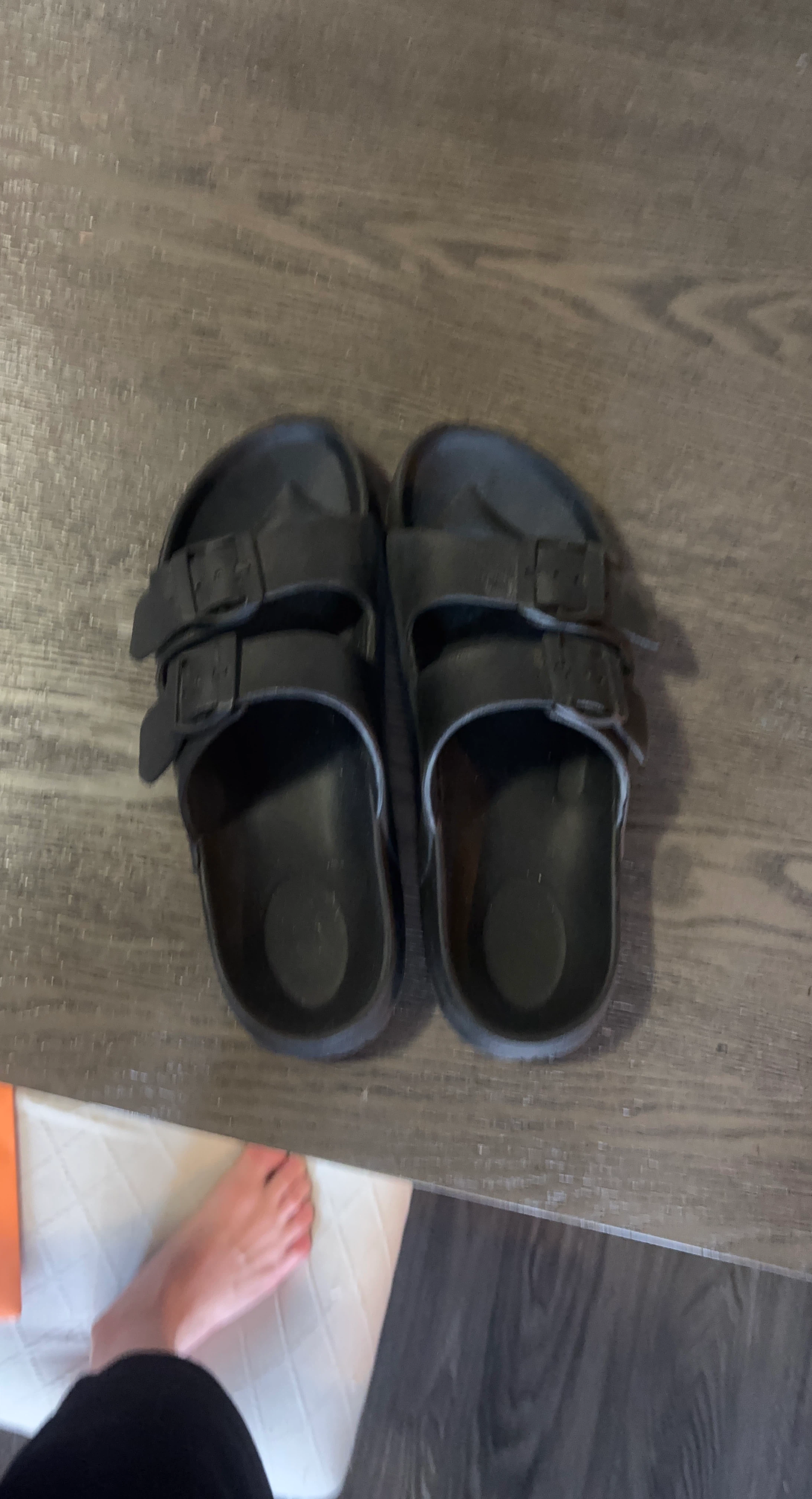 Black Birkenstock Arizona Sandals
