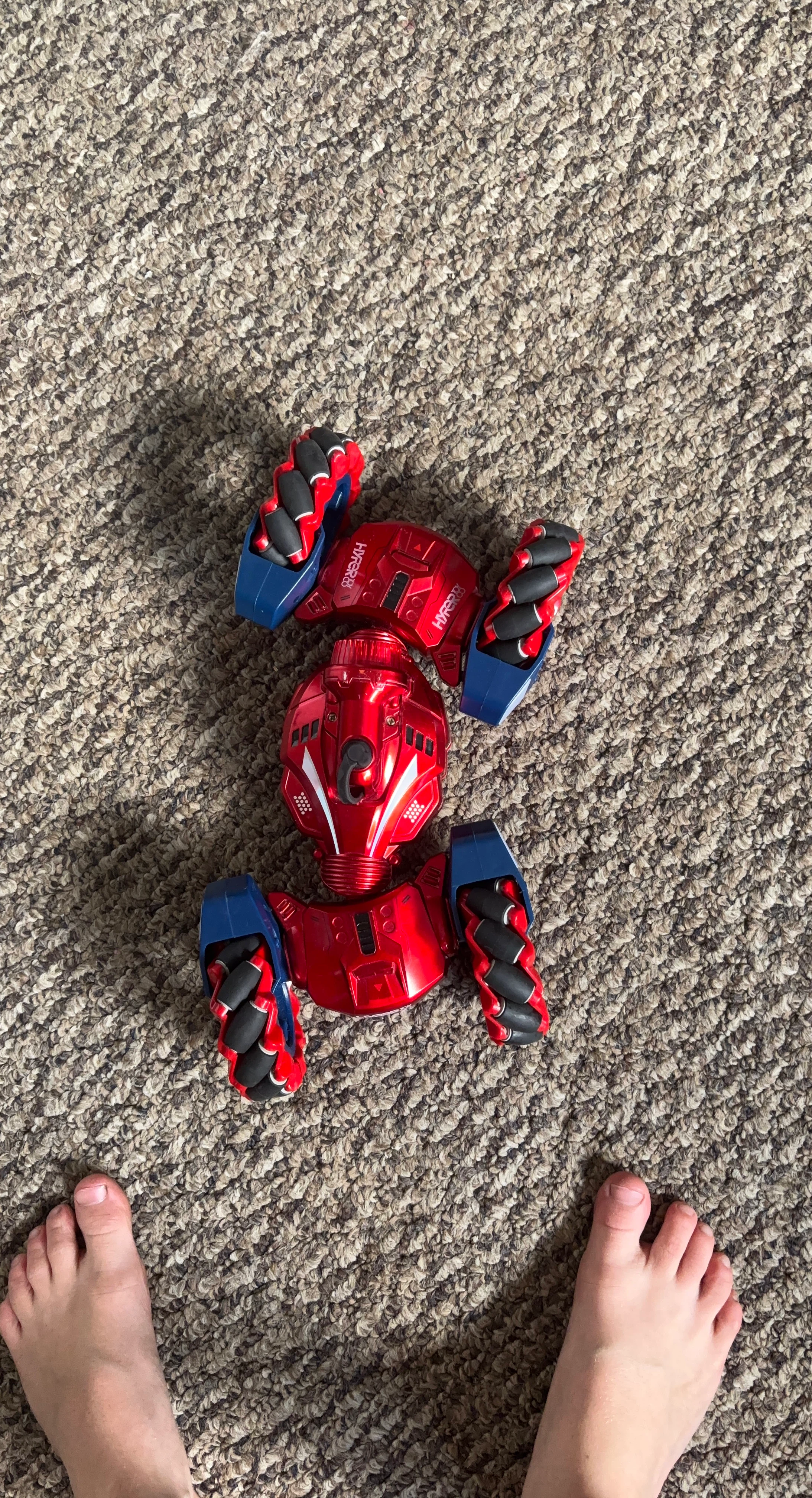 Red RC Stunt Car