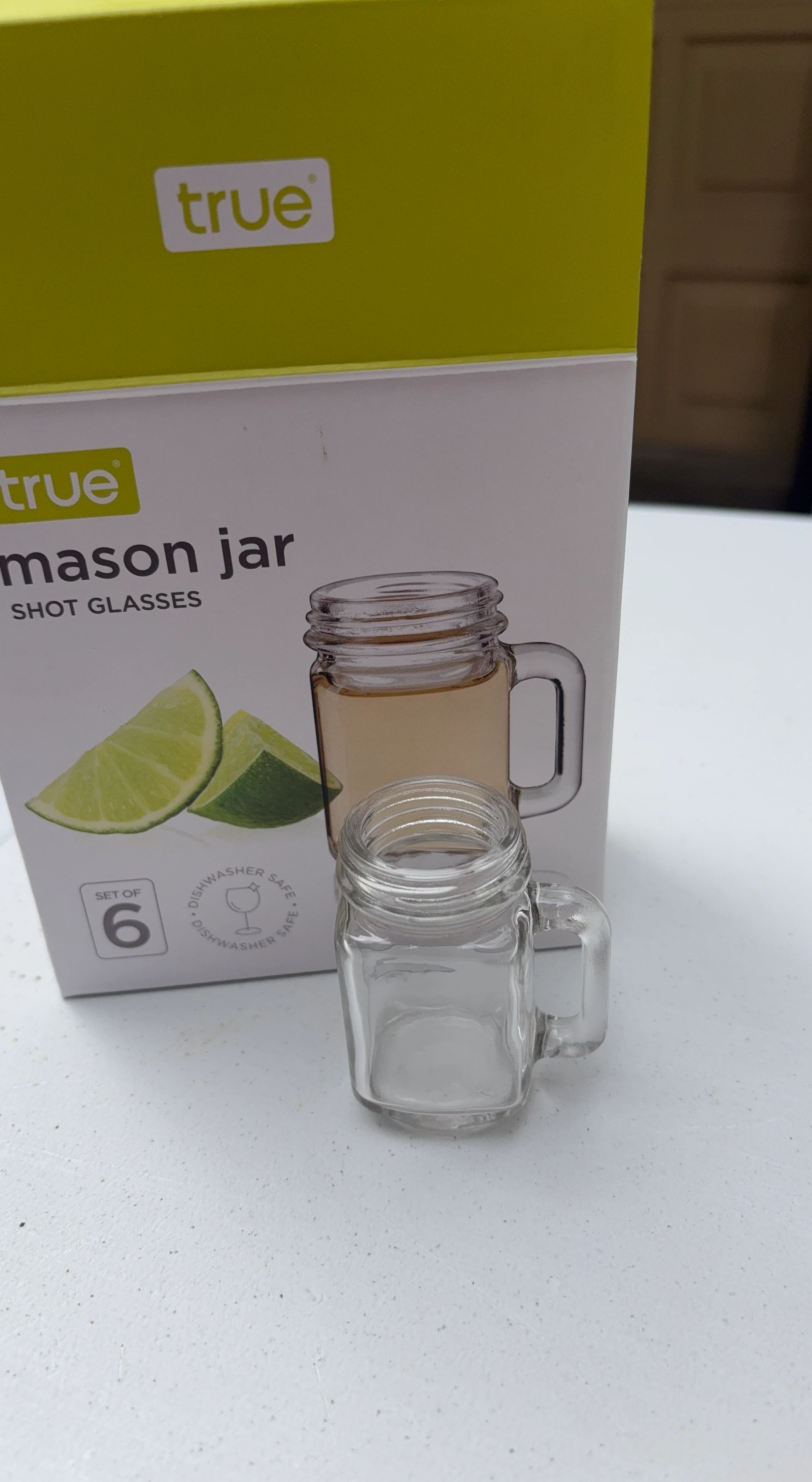 Mason Jar Shot Glasses - Set of 6