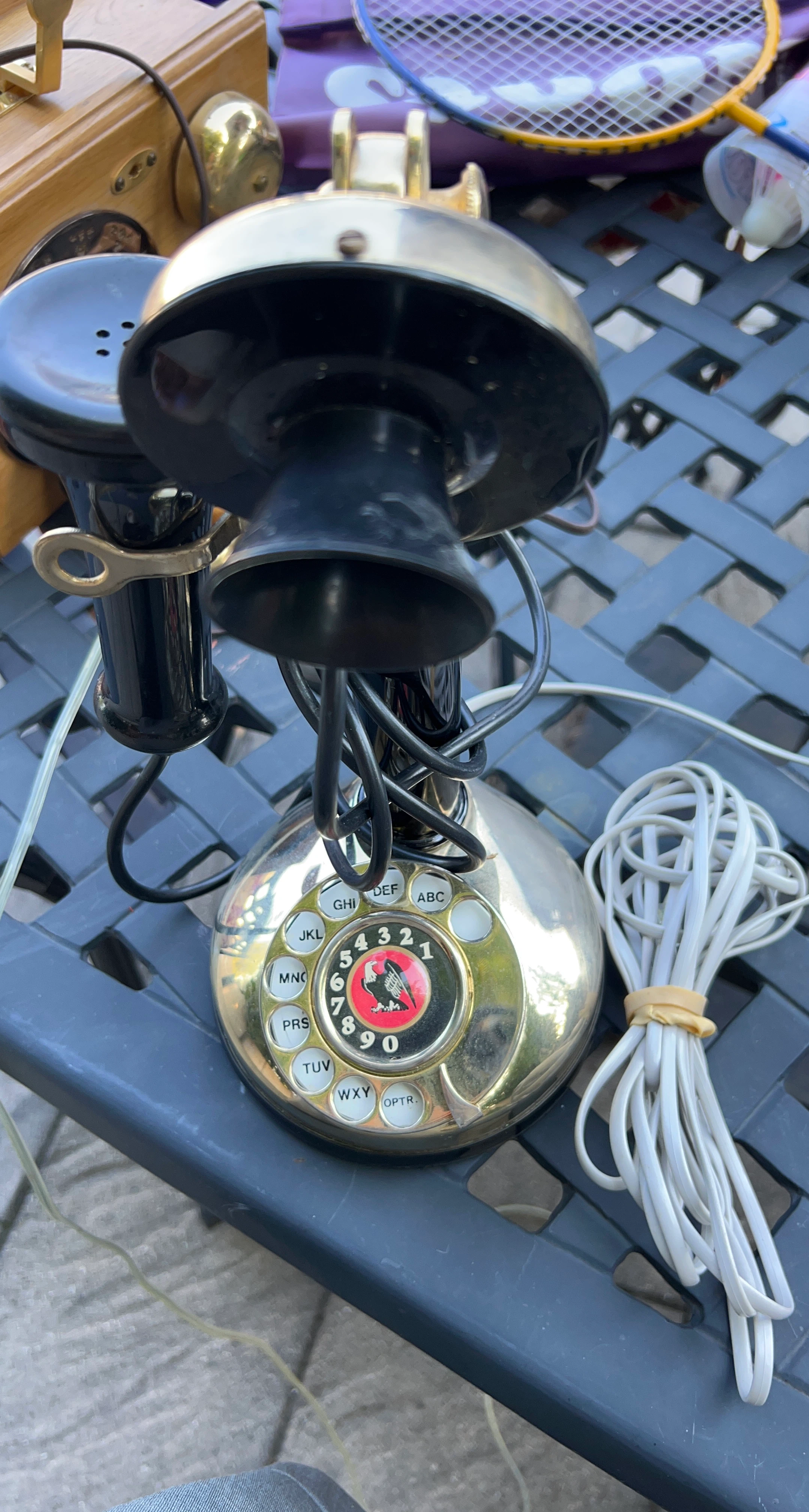 Radio Shack "Bonnie & Clyde" Candlestick Telephone