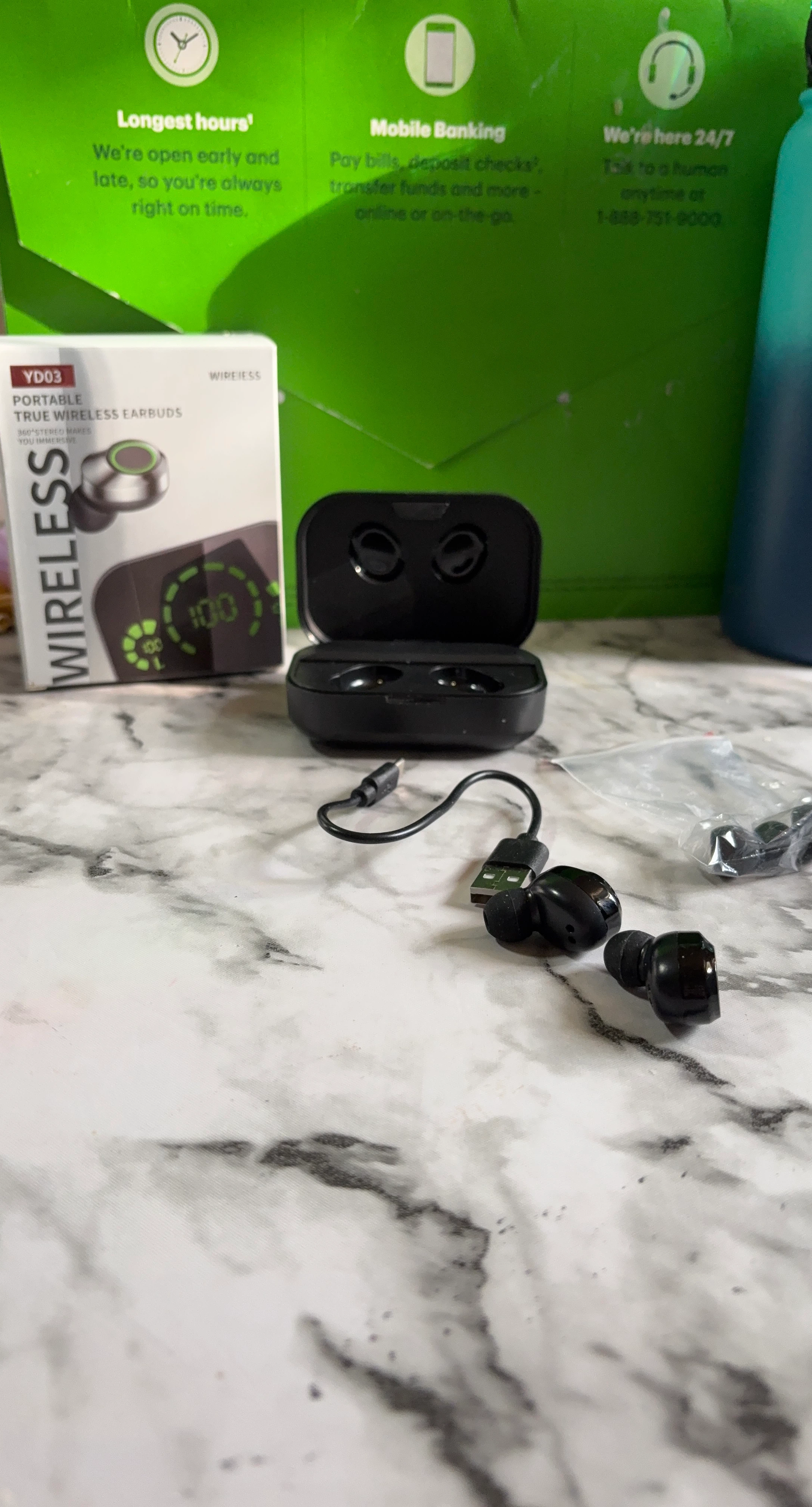 YD03 Portable True Wireless Earbuds