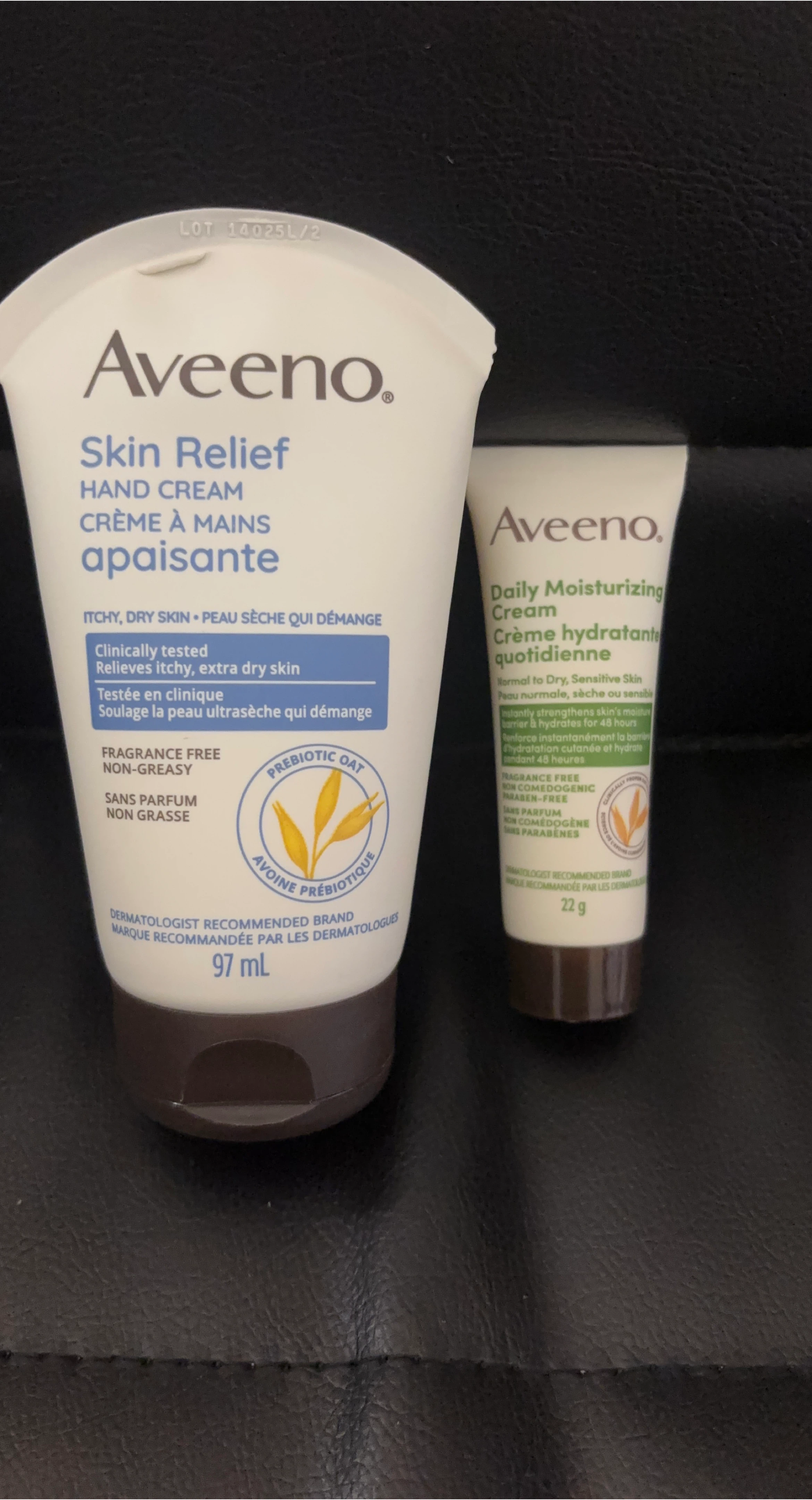 Aveeno Skin Relief Hand Cream & Daily Moisturizing Cream