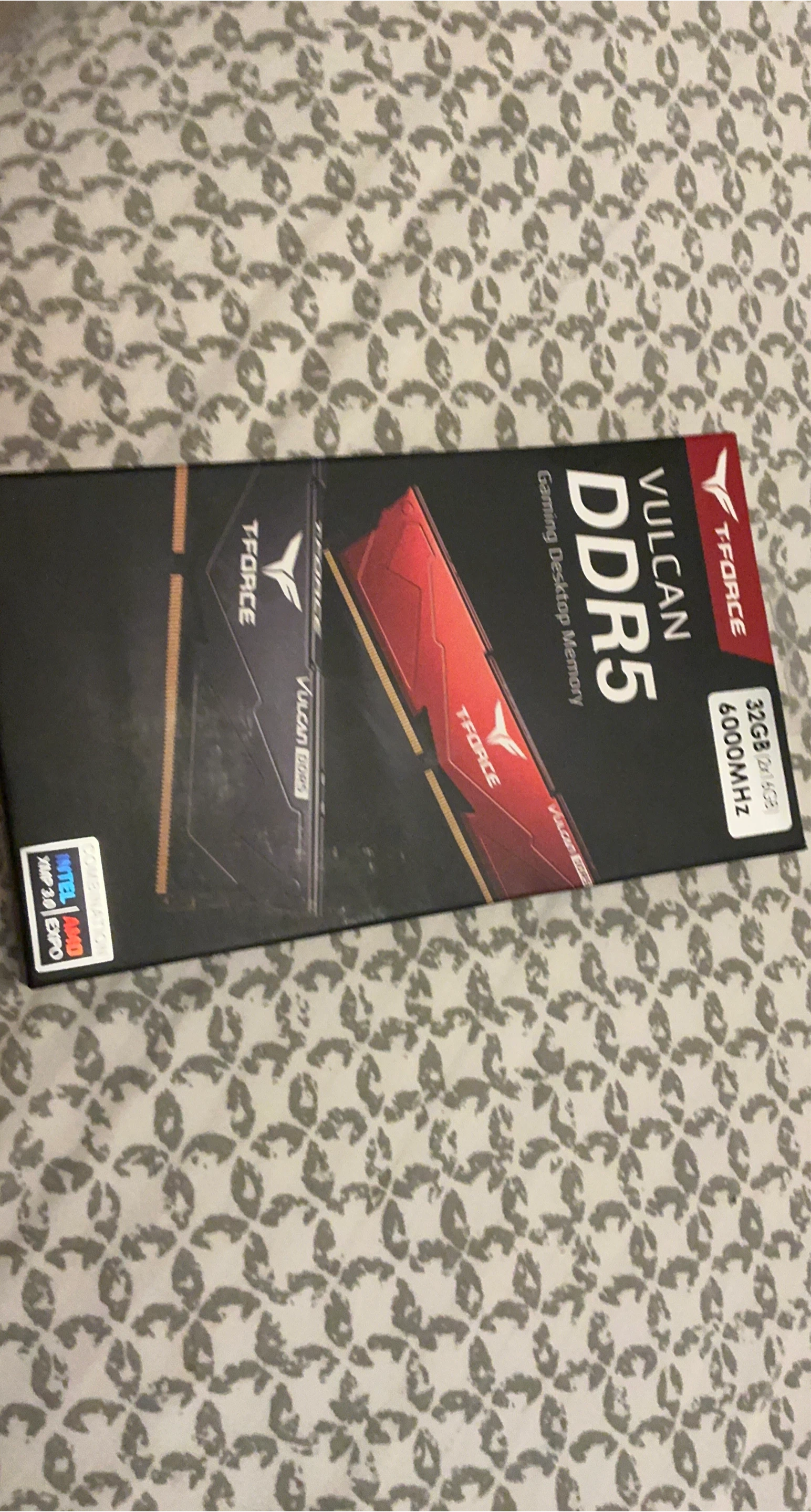 T-Force Vulcan DDR5 Gaming Desktop Memory