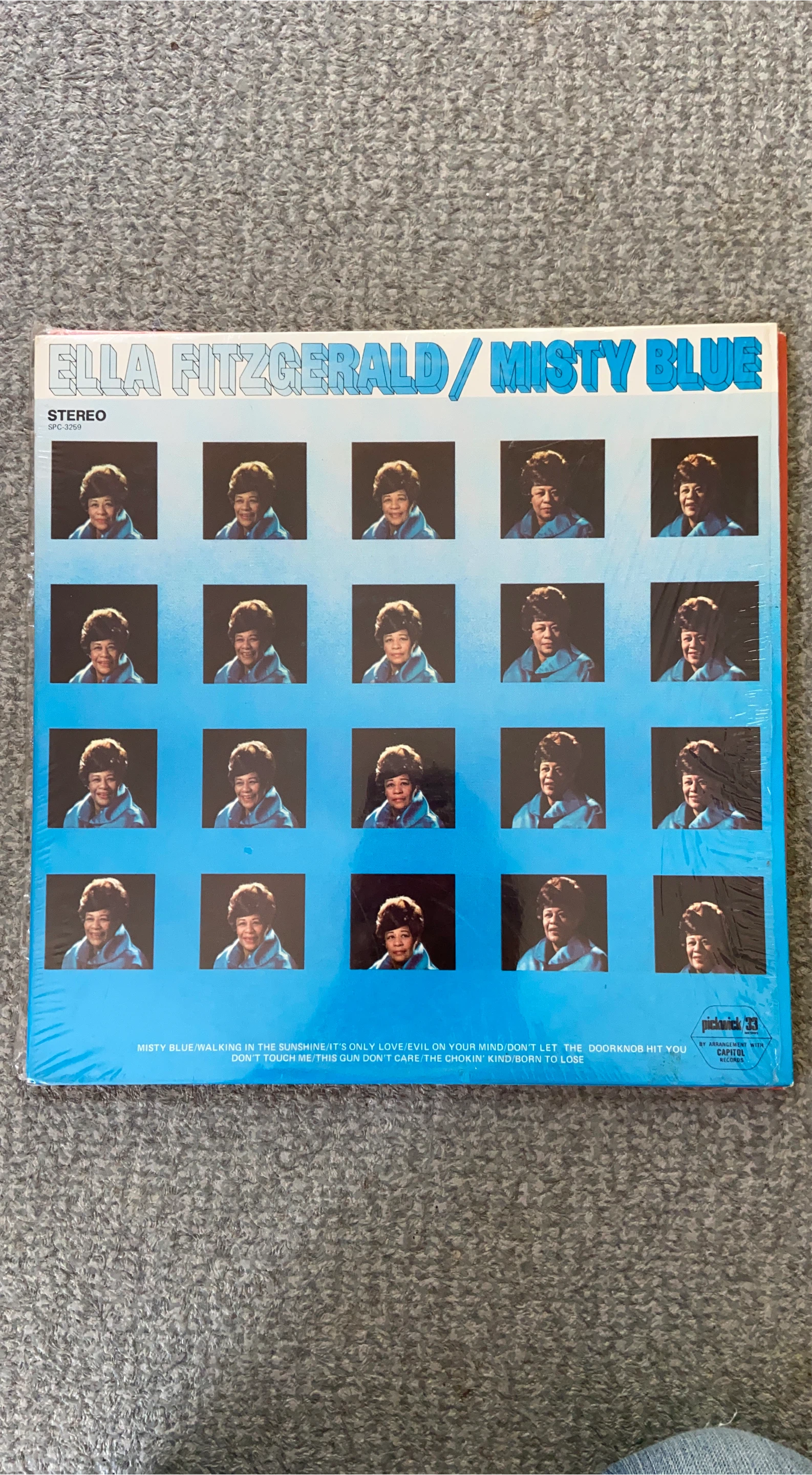 Ella Fitzgerald Misty Blue Vinyl Record