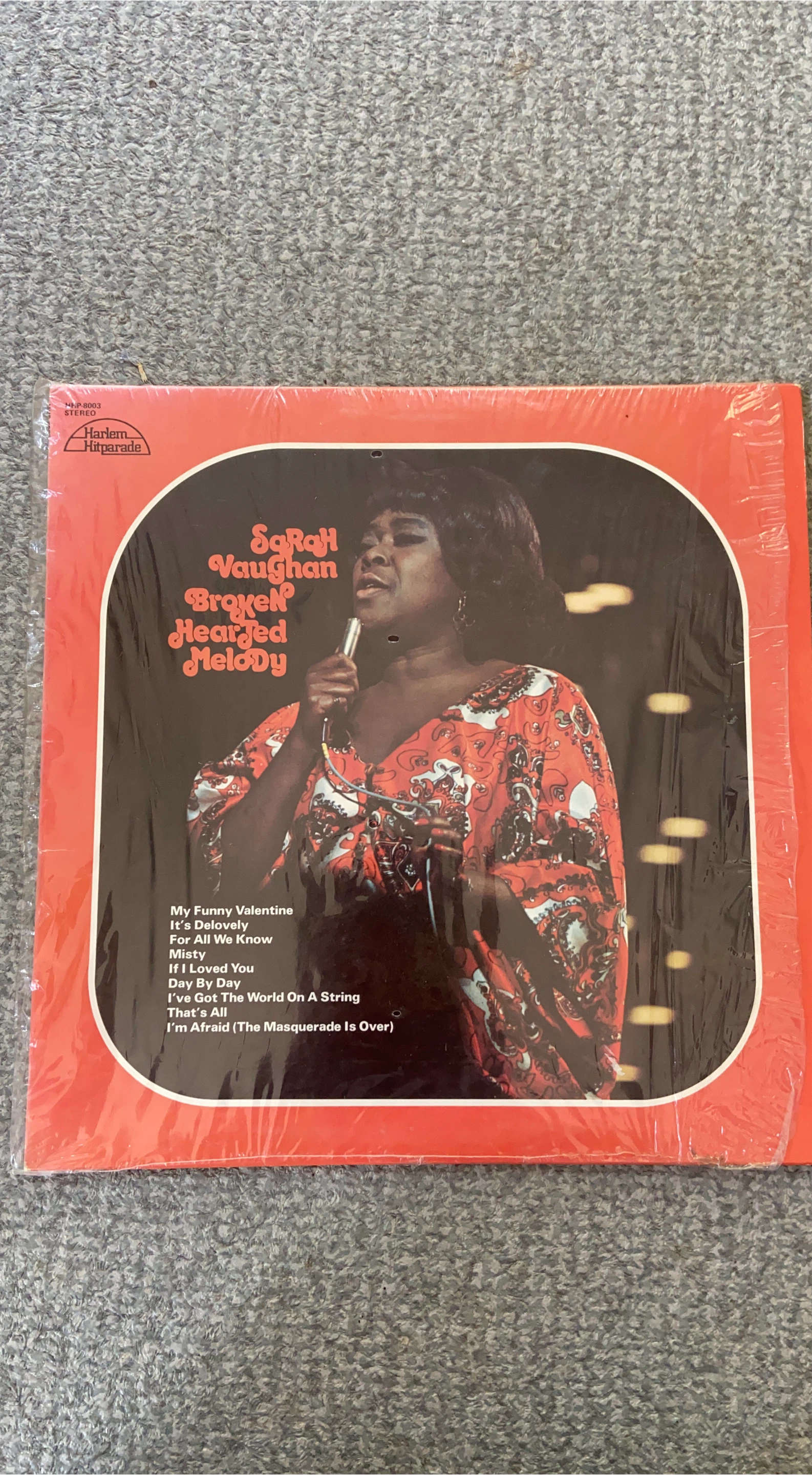 Sarah Vaughan Broken Hearted Melody Vinyl Record
