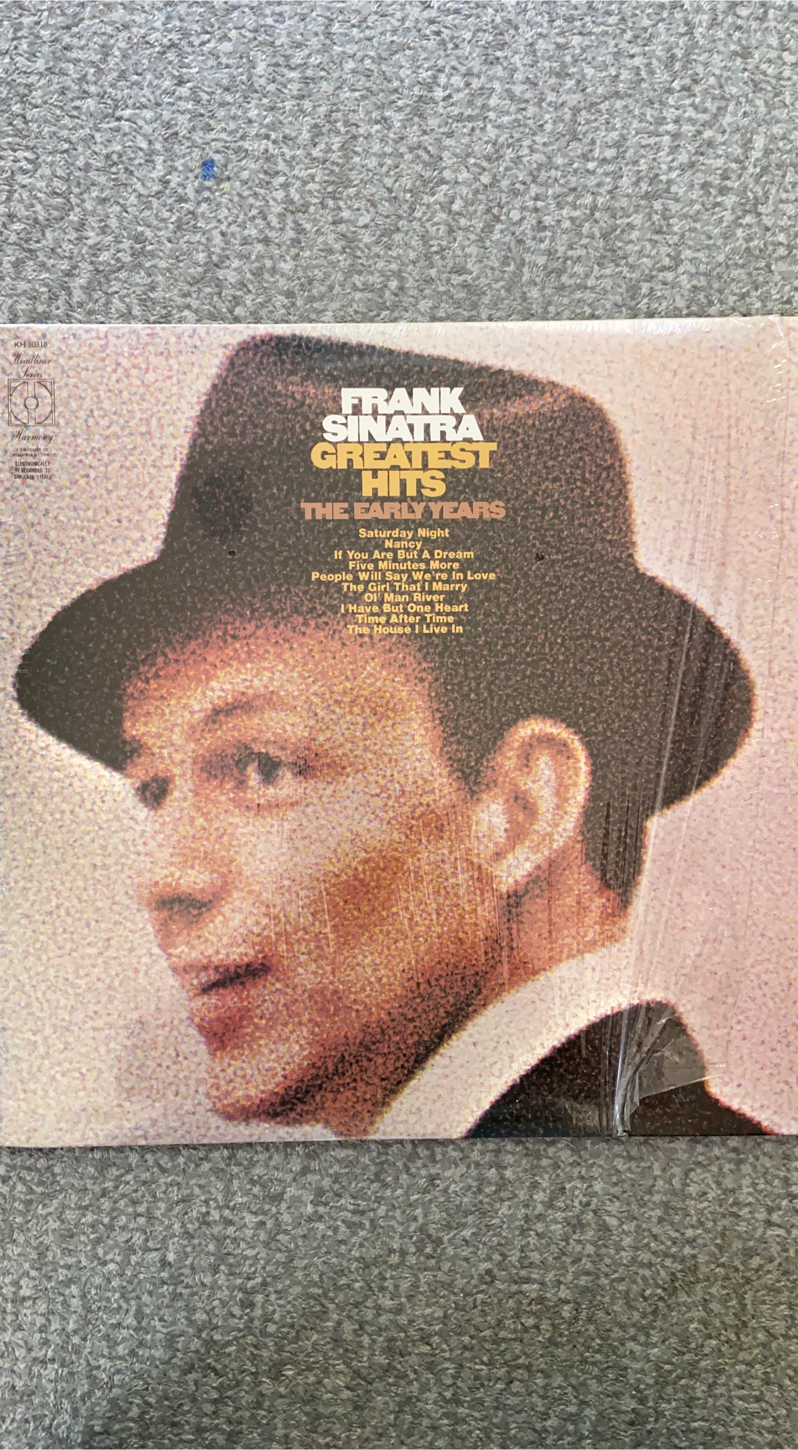 Frank Sinatra Greatest Hits The Early Years Vinyl Record
