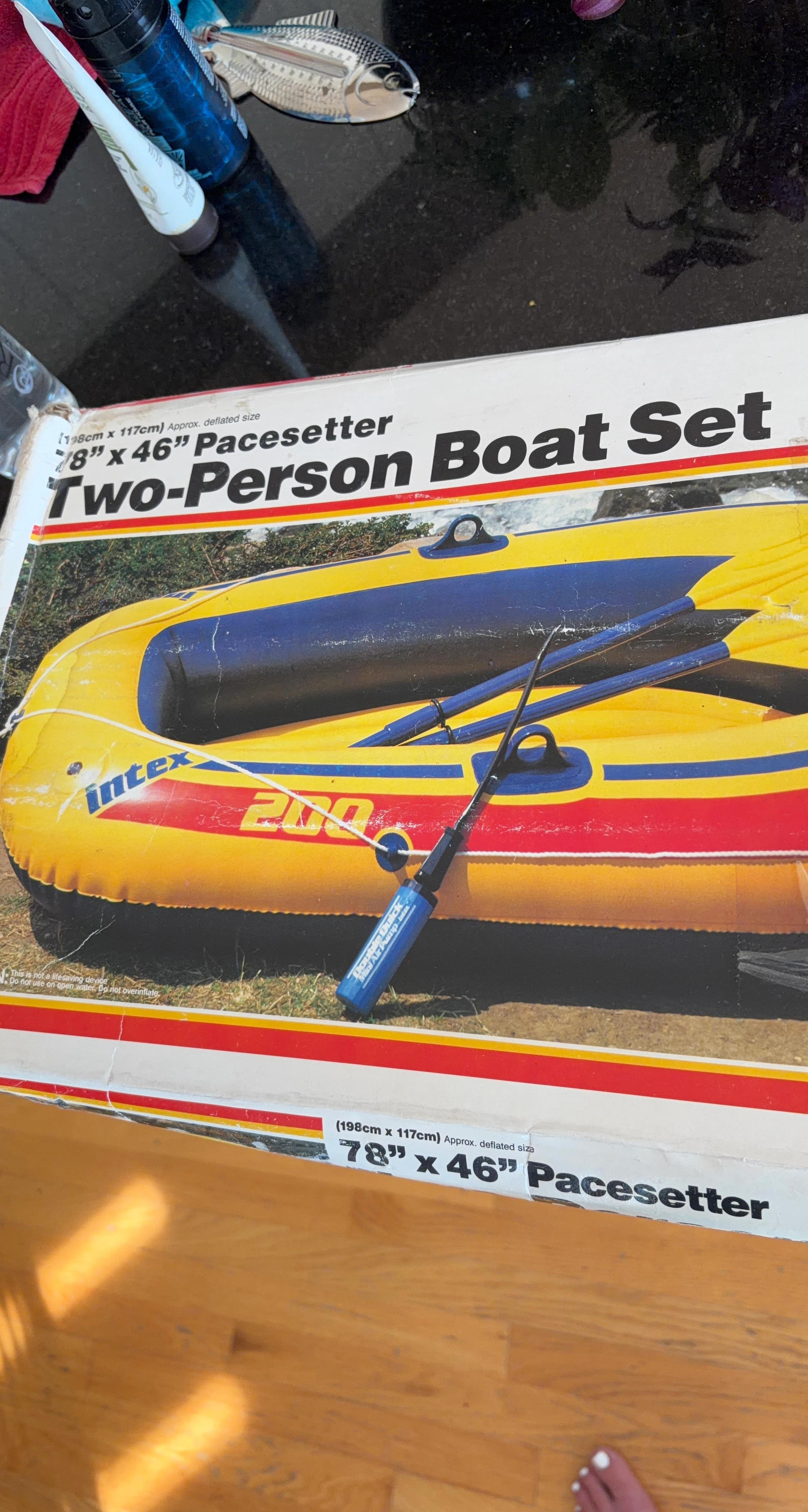 Intex Pacesetter Two-Person Boat Set