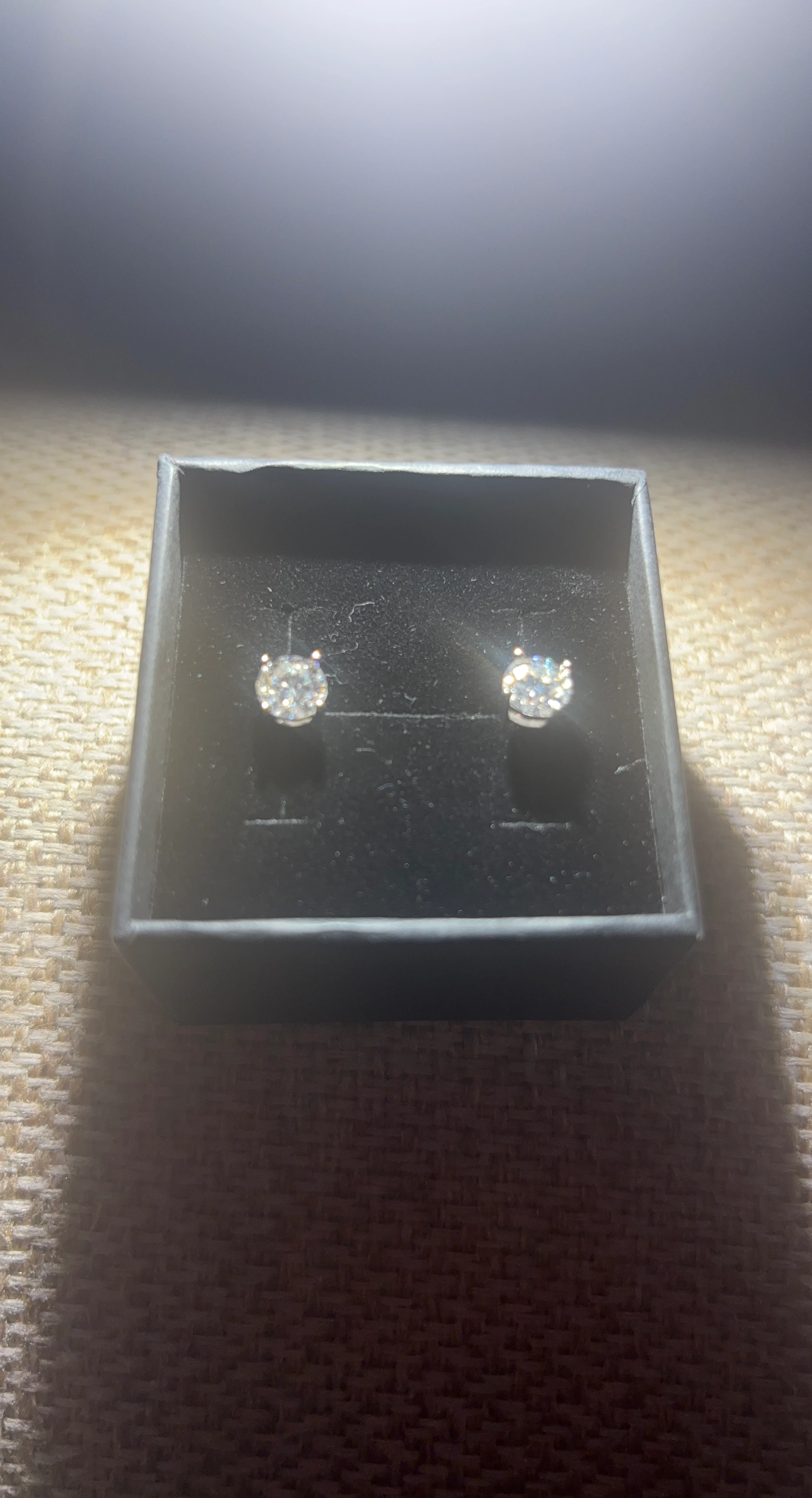 GRA Moissanite Stud Earrings