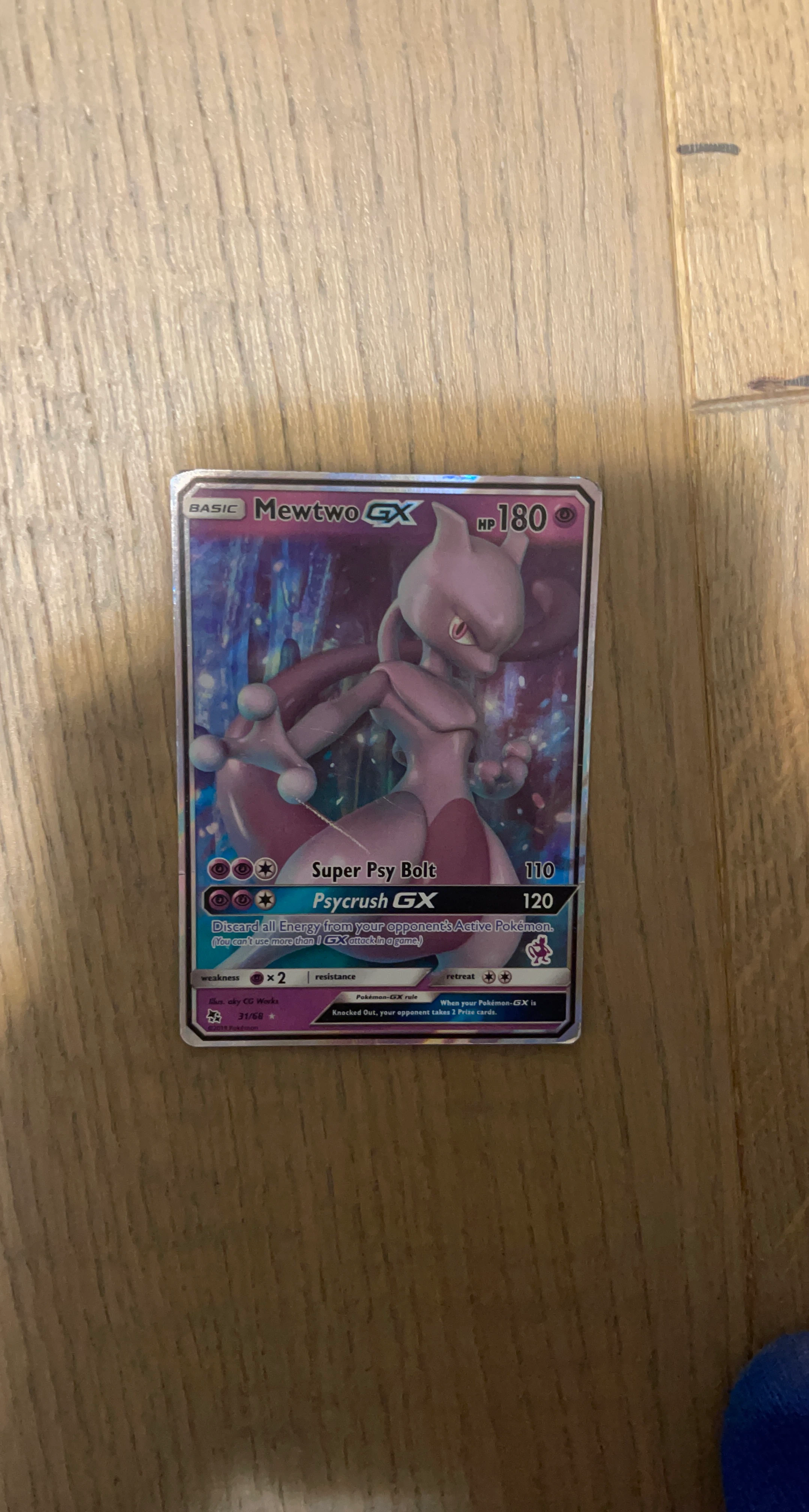 Mewtwo GX Pokémon Card