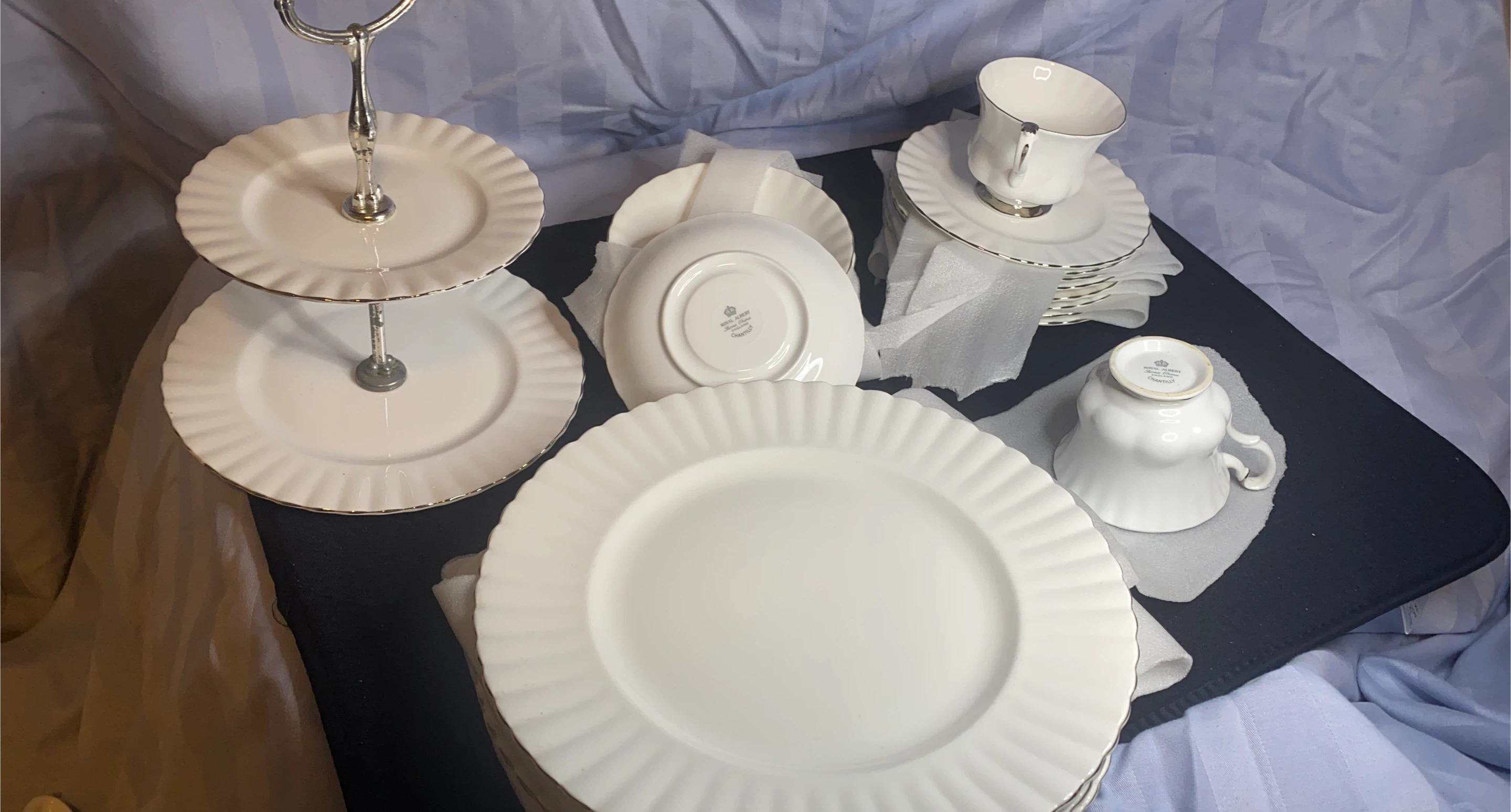 Royal Albert Chantilly Bone China Tea Set