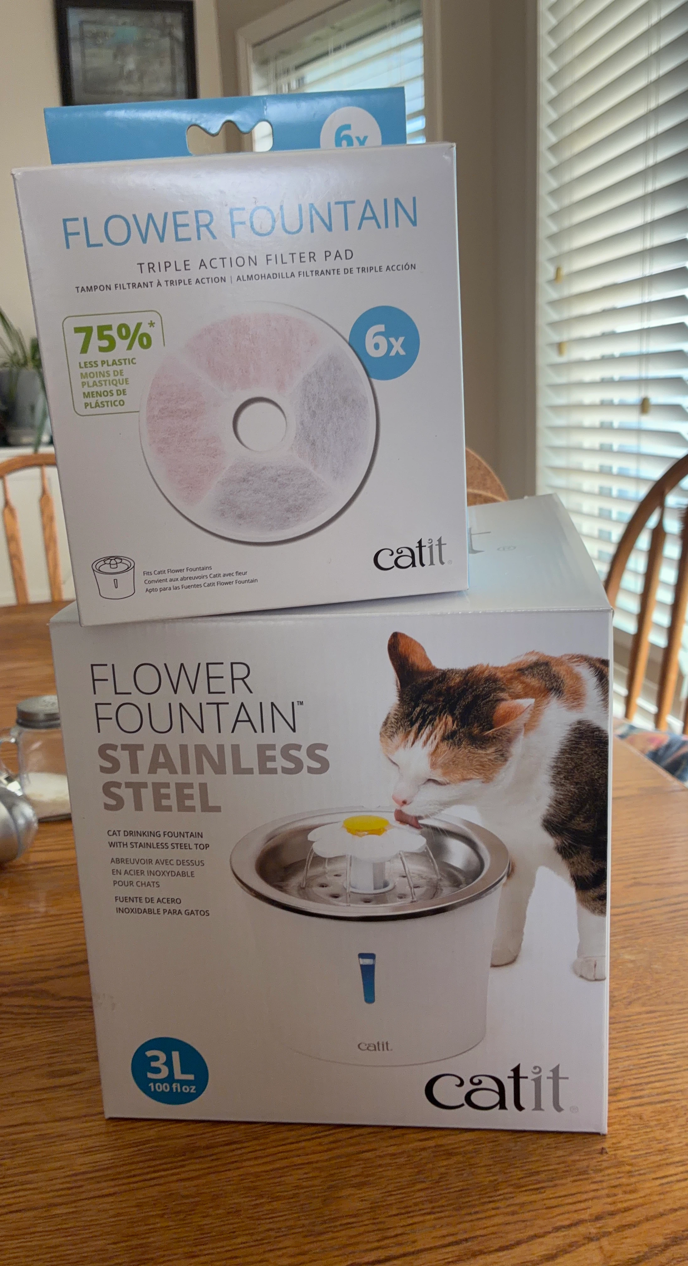 Catit Flower Fountain Stainless Steel 3L