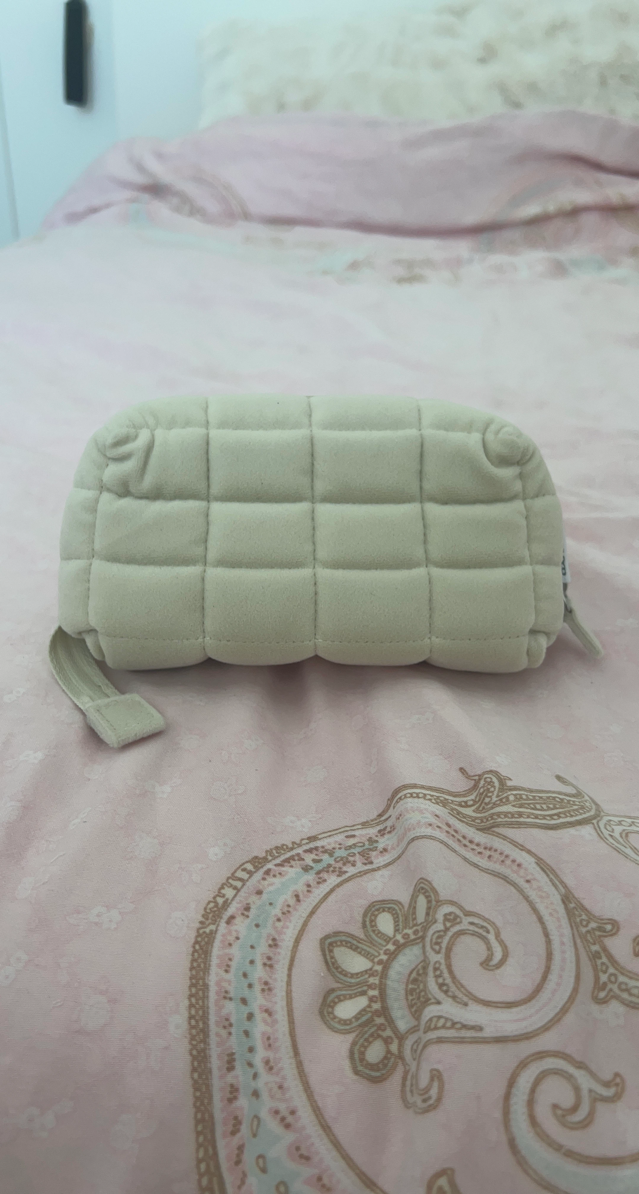 Quilted Cosmetic Bag / Pouch