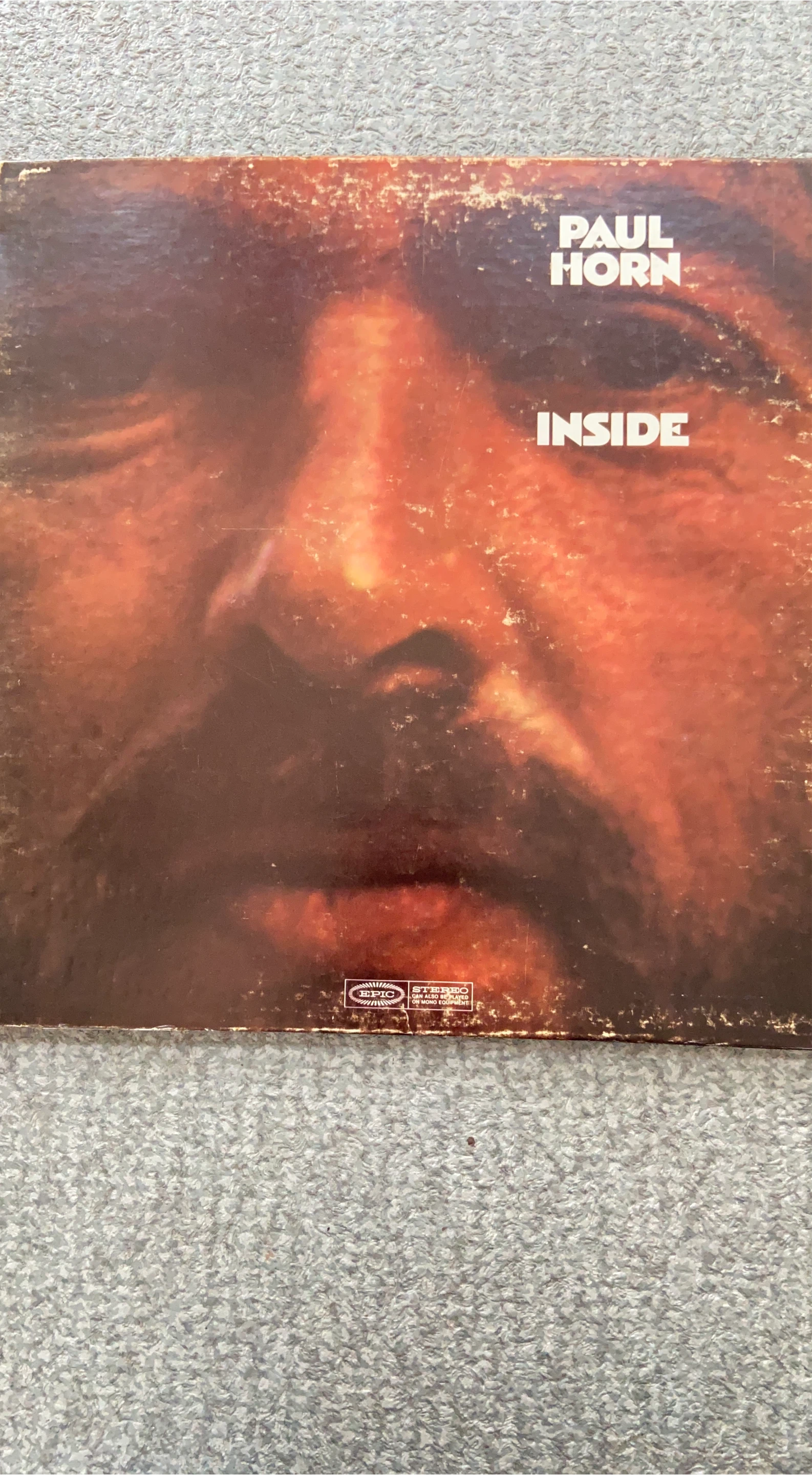Paul Horn Inside Vinyl Record