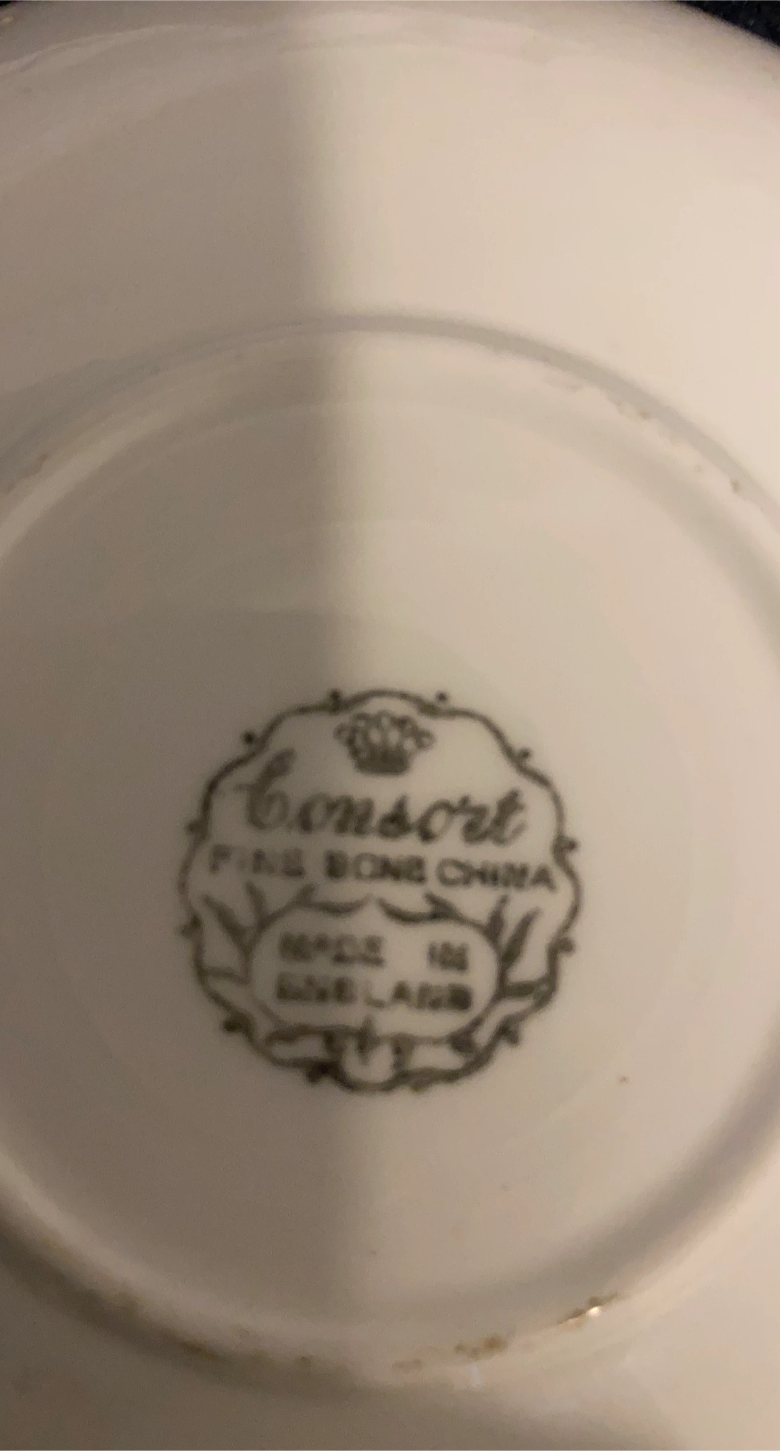 Consort Fine Bone China Saucer with Roses
