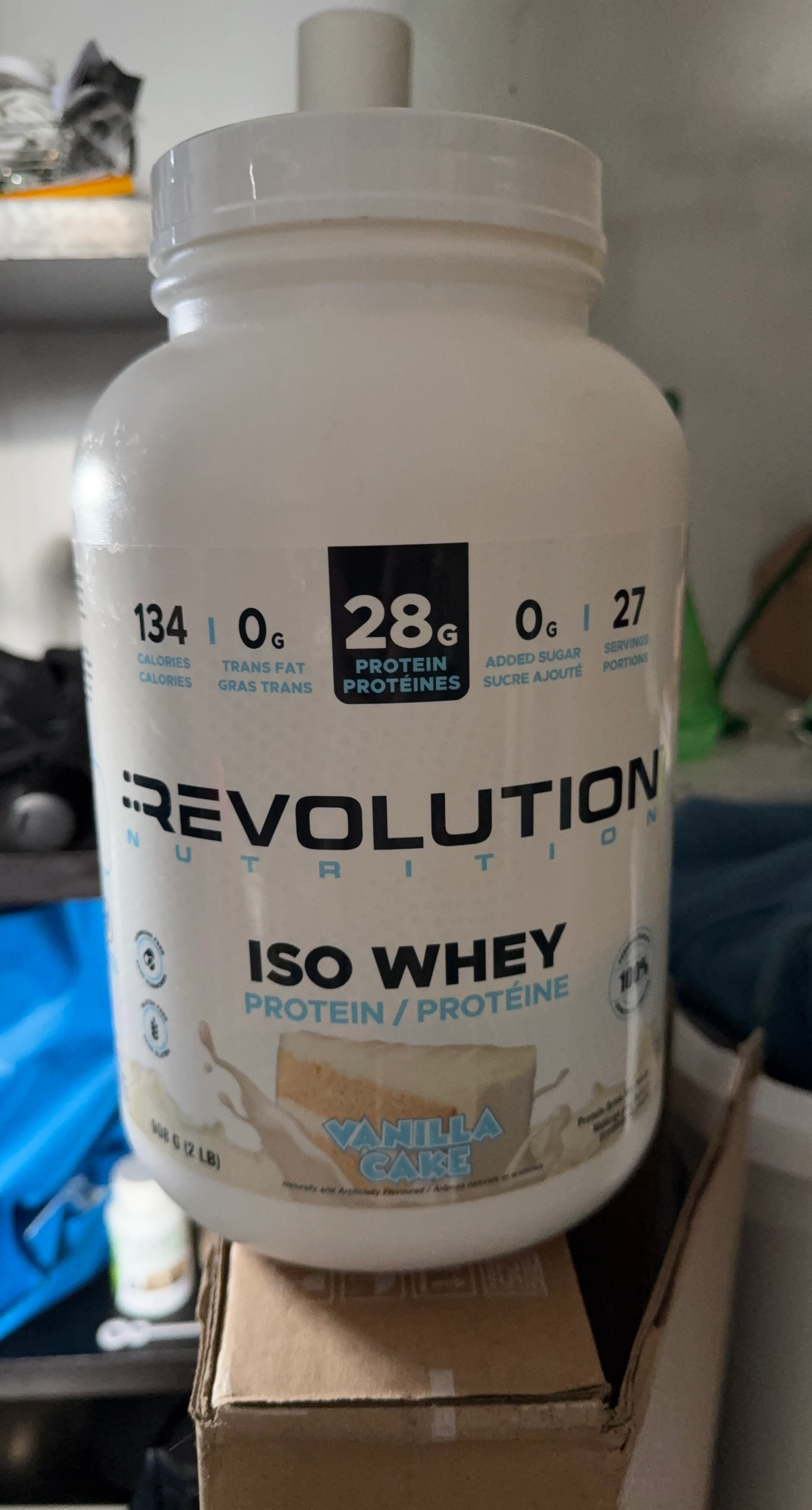 Revolution Nutrition ISO WHEY Vanilla Cake 908g