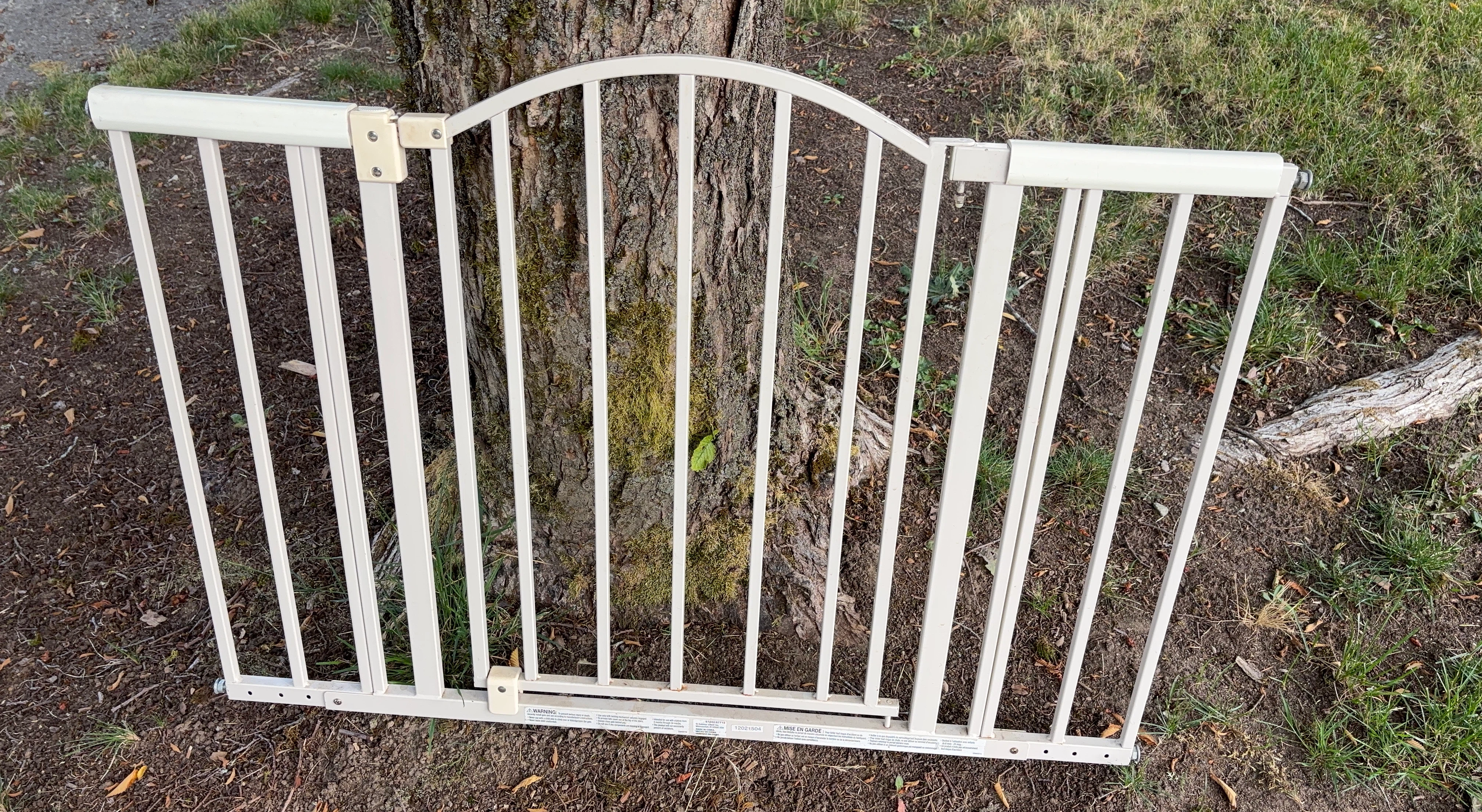 White Metal Baby Safety Gate