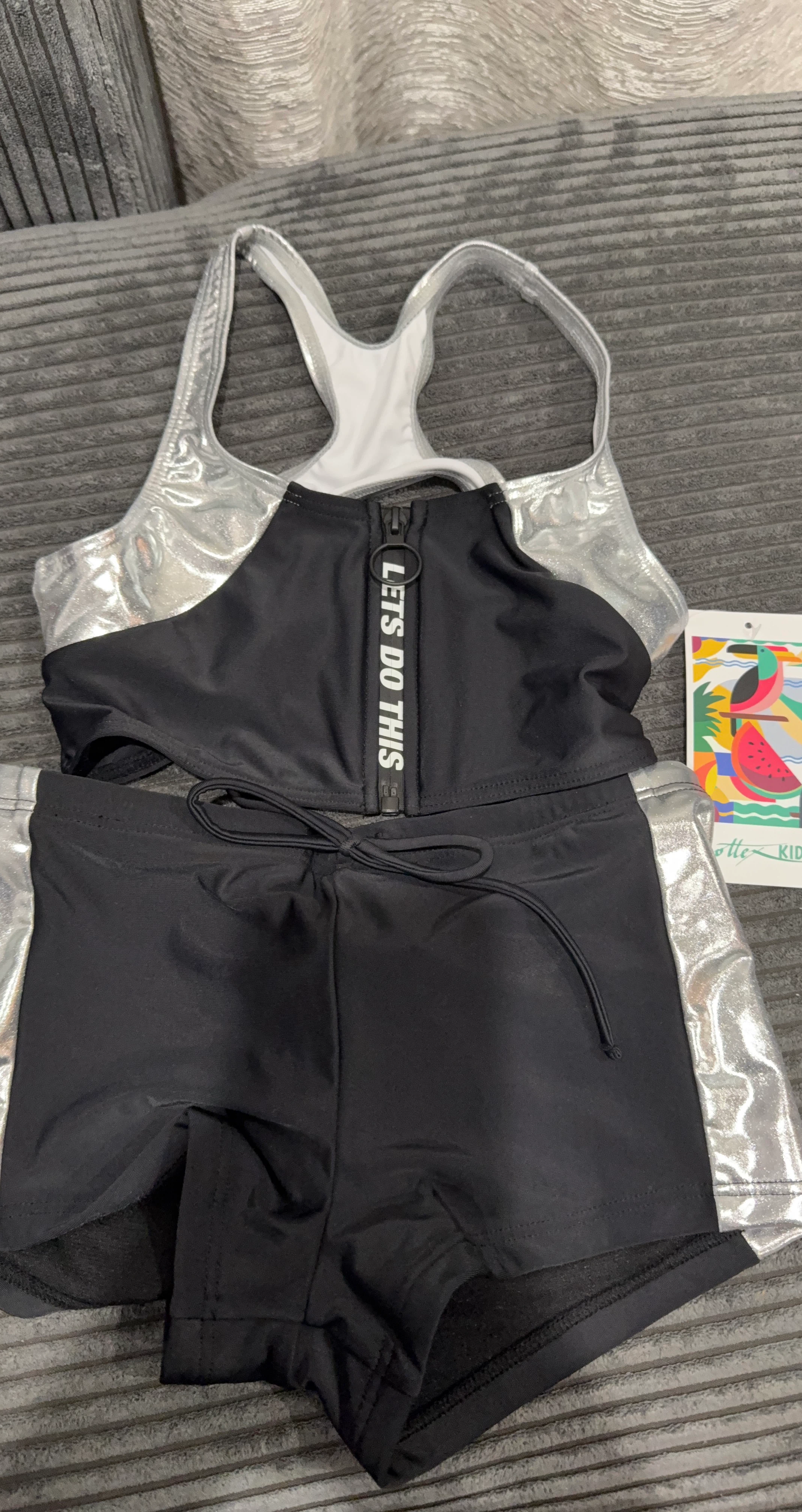 Gotté Kids Swimsuit Set Size 10/12 Youth