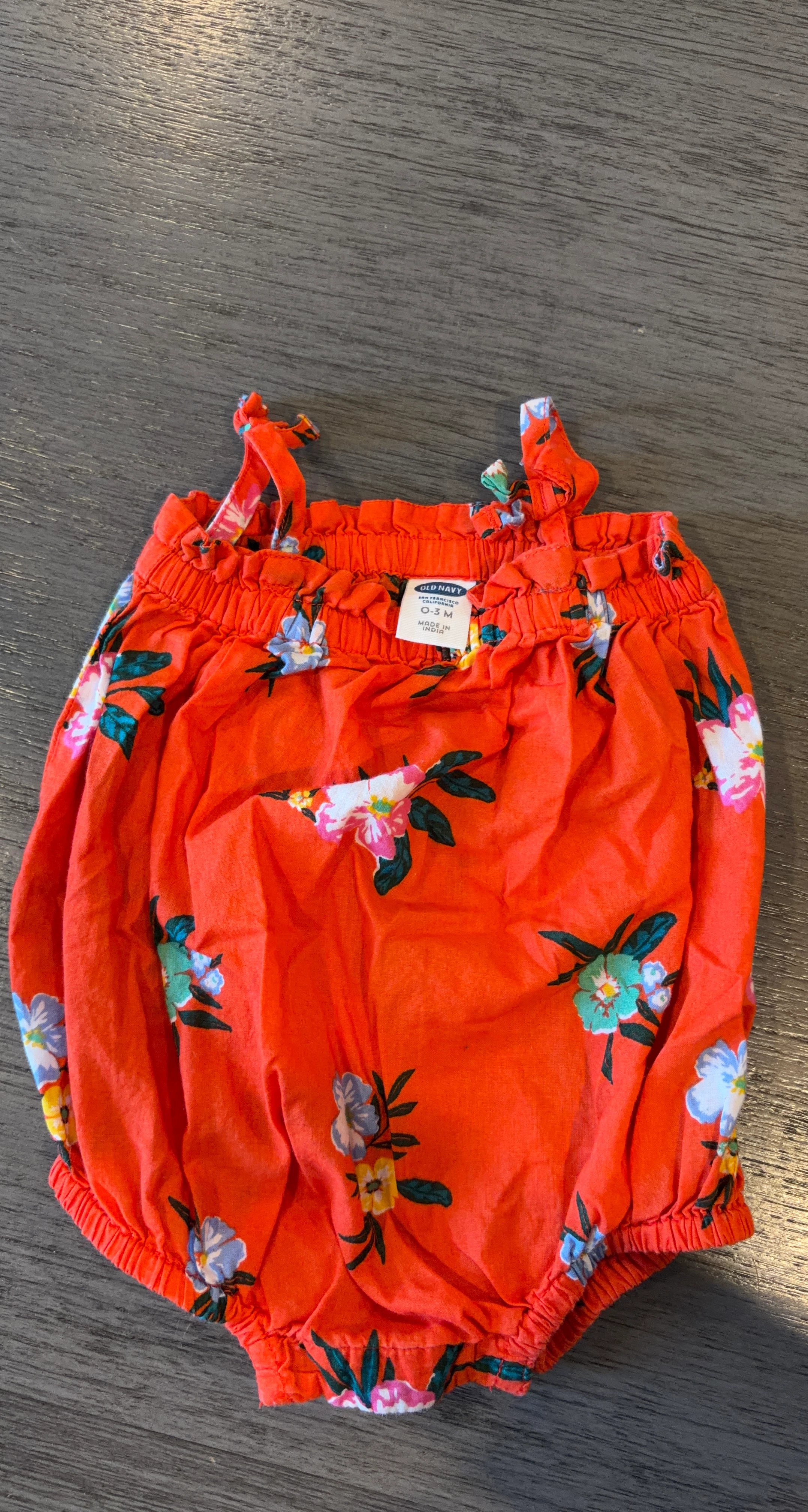 Old Navy Baby Floral Romper 0-3M