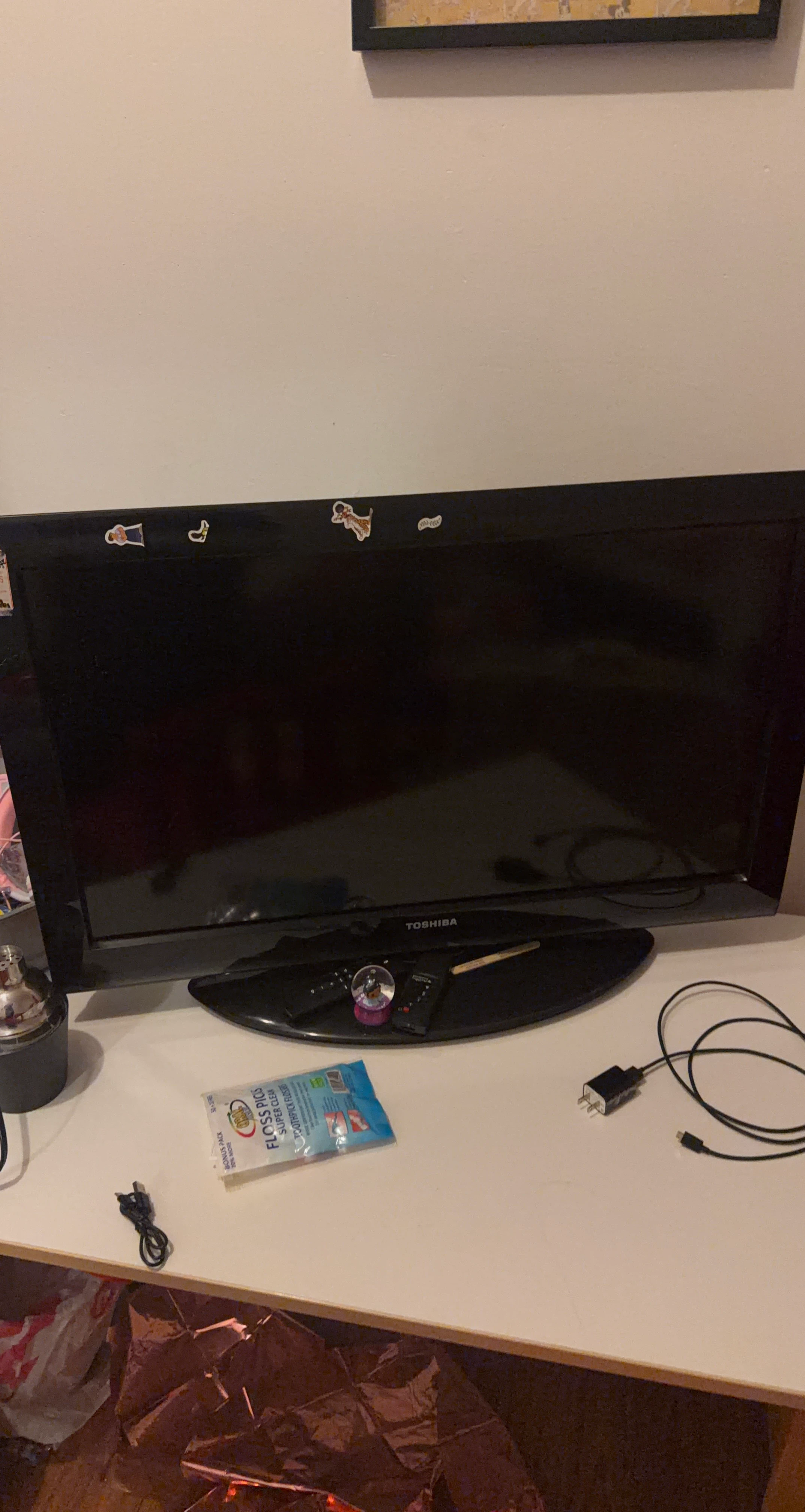Toshiba Black Flat Screen TV