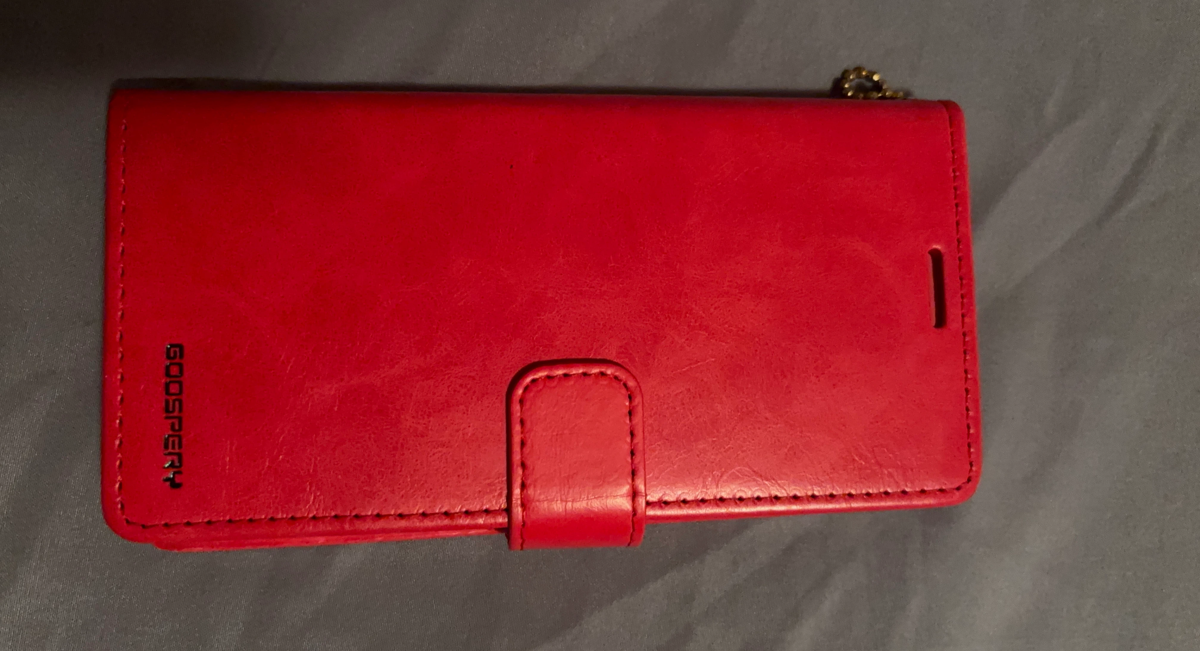 Goospery Red Wallet Phone Case