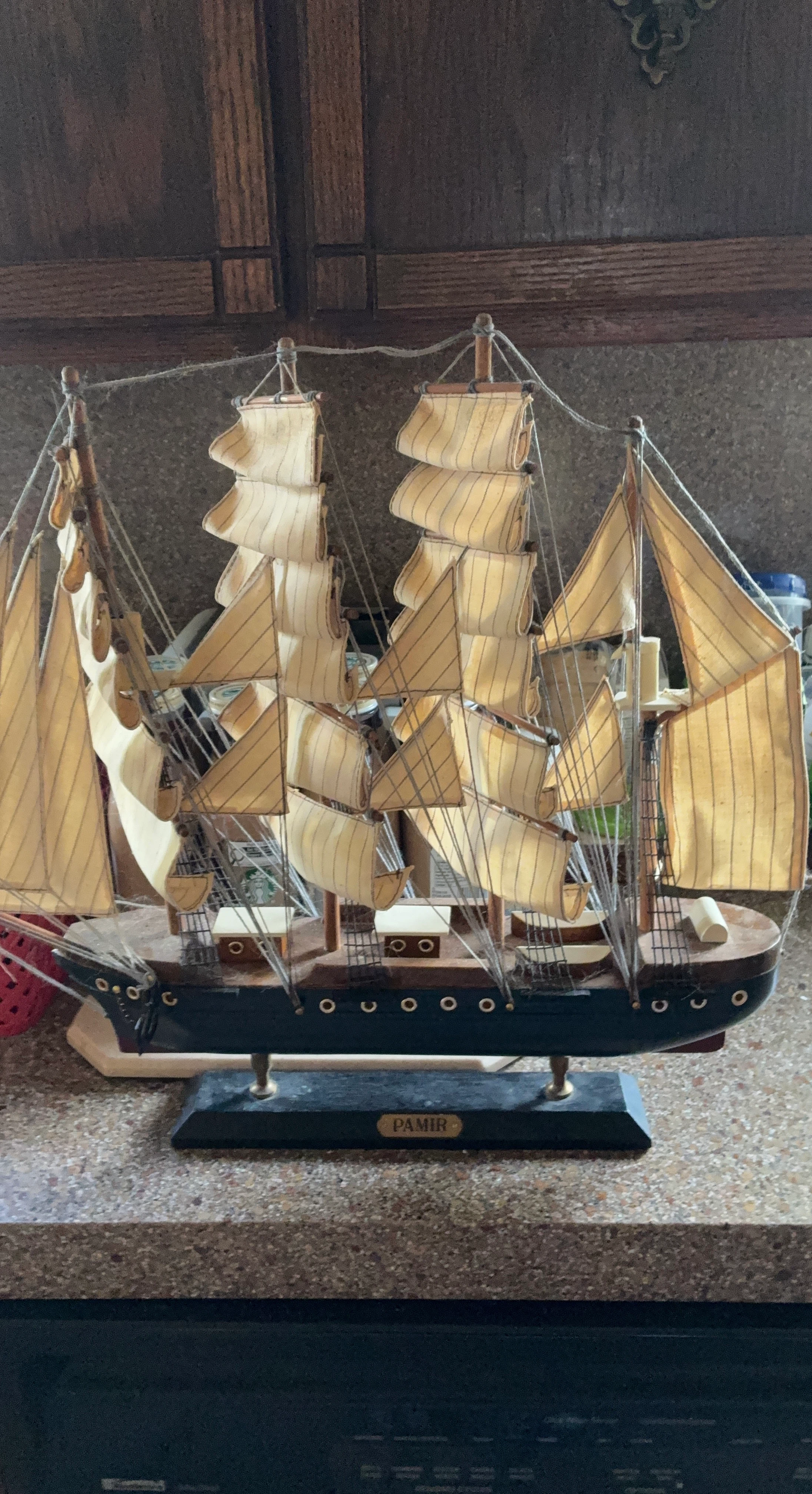 Pamir sailing ship model