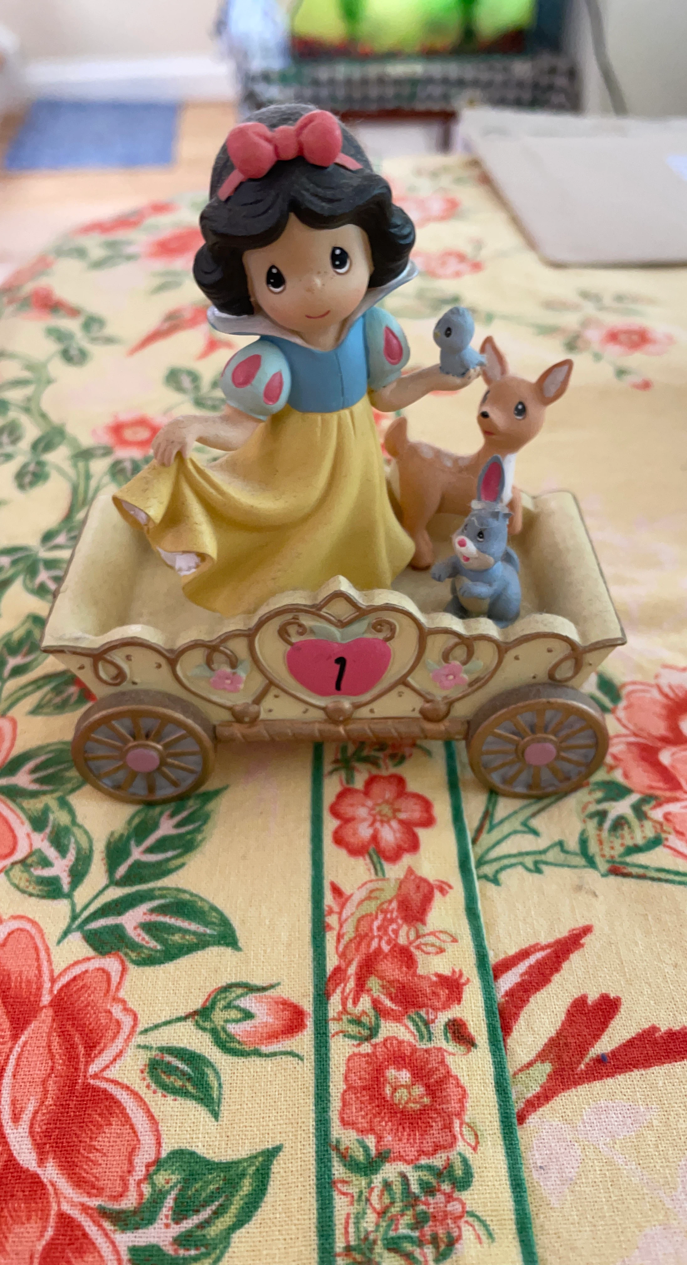 Precious Moments Snow White Carriage Figurine