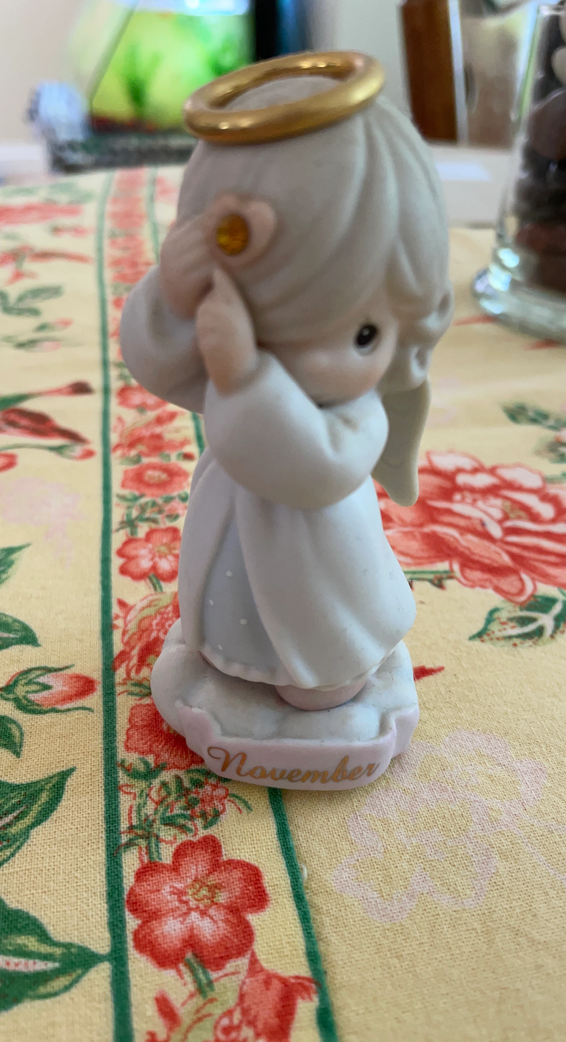 Precious Moments "November" Angel Figurine