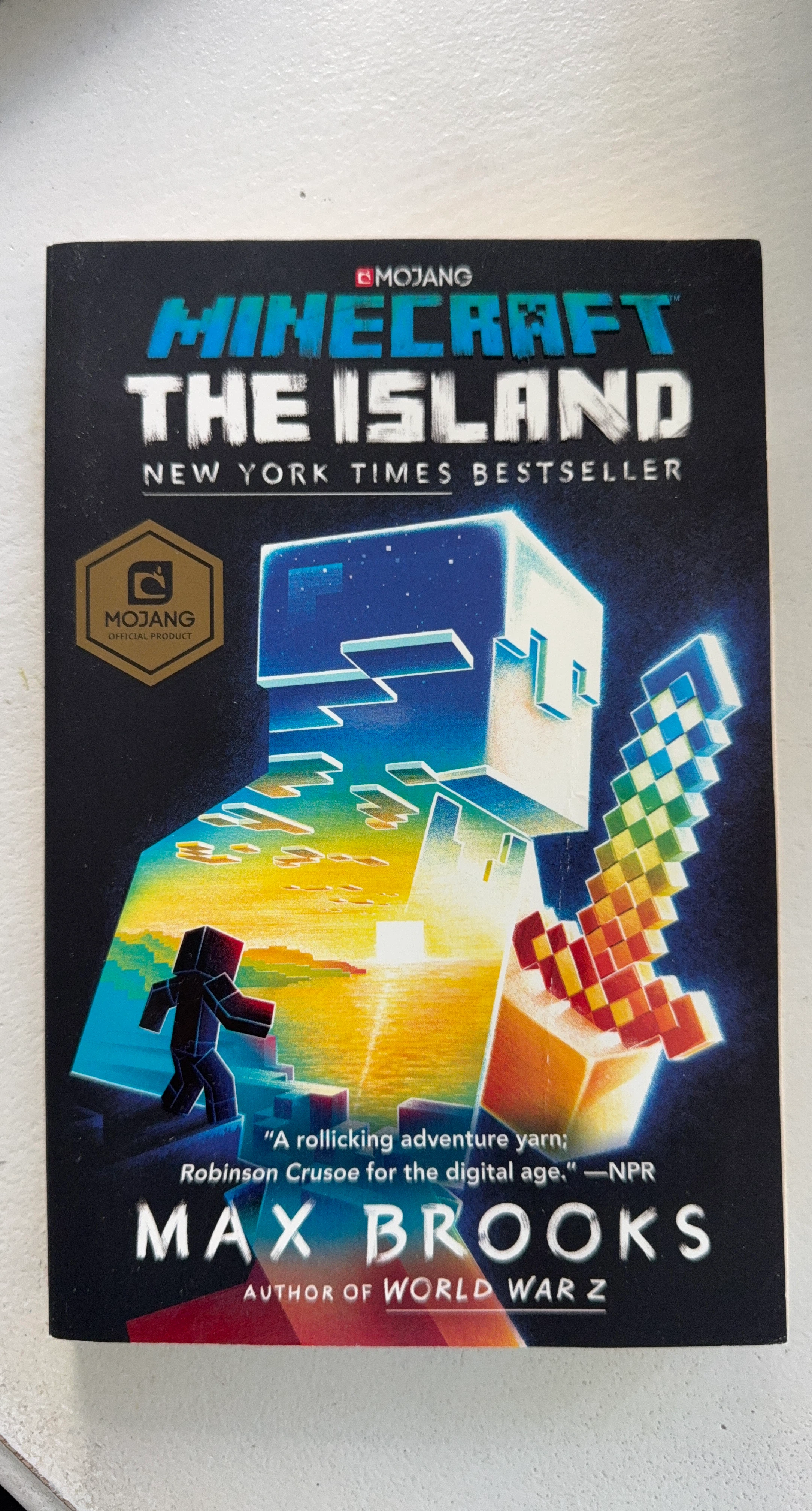 New Minecraft The Island by Max Brooks (Book)