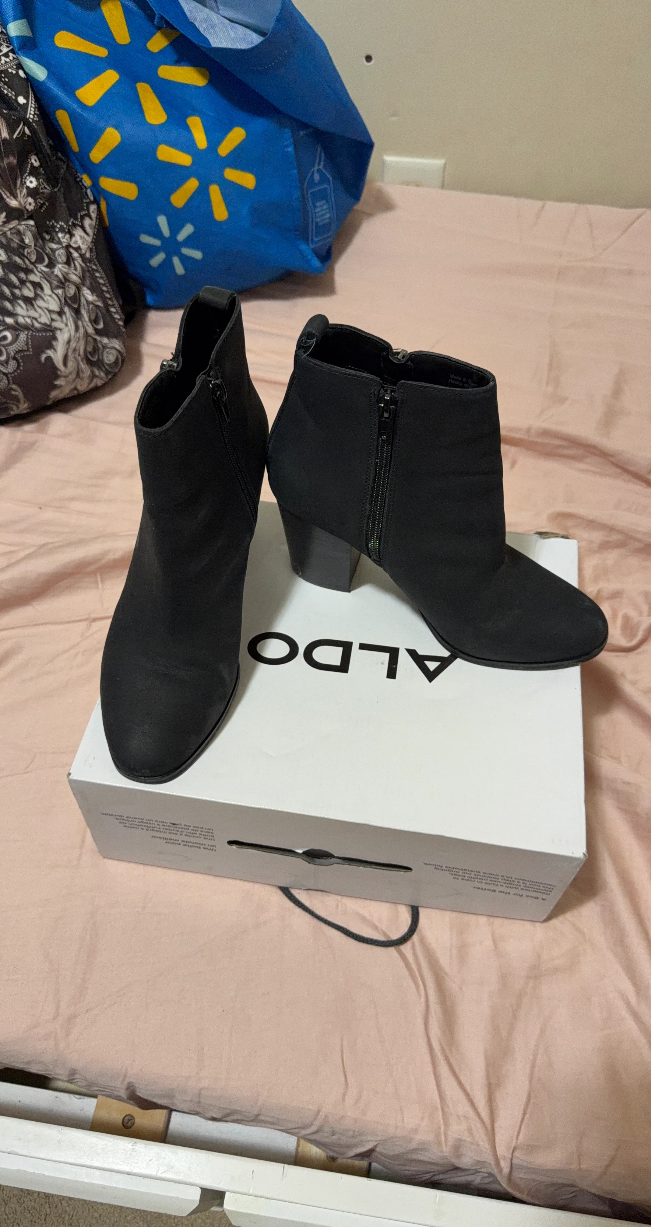 ALDO Black Ankle Boots