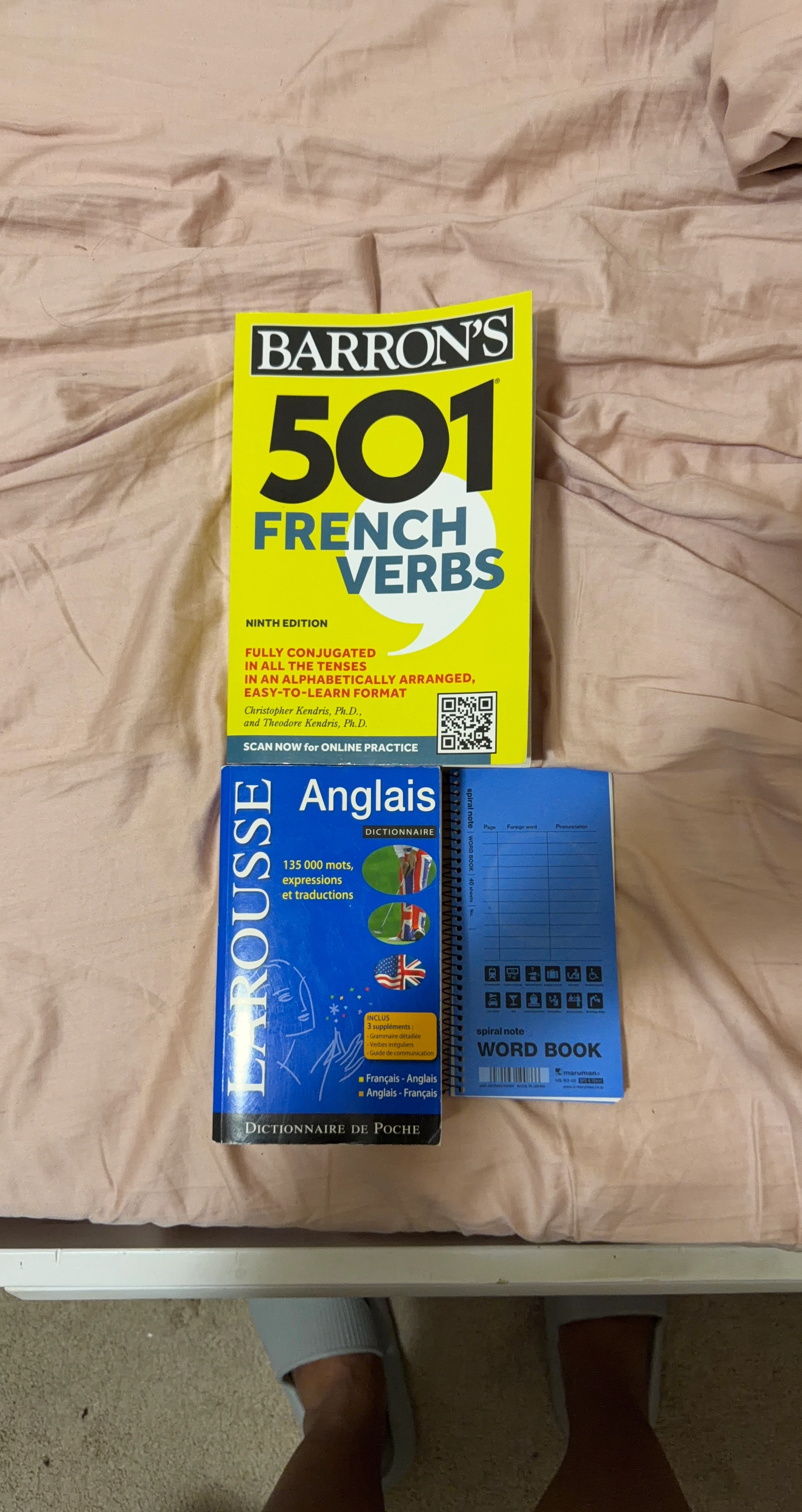 Barron's 501 French Verbs & Larousse English-French Dictionary
