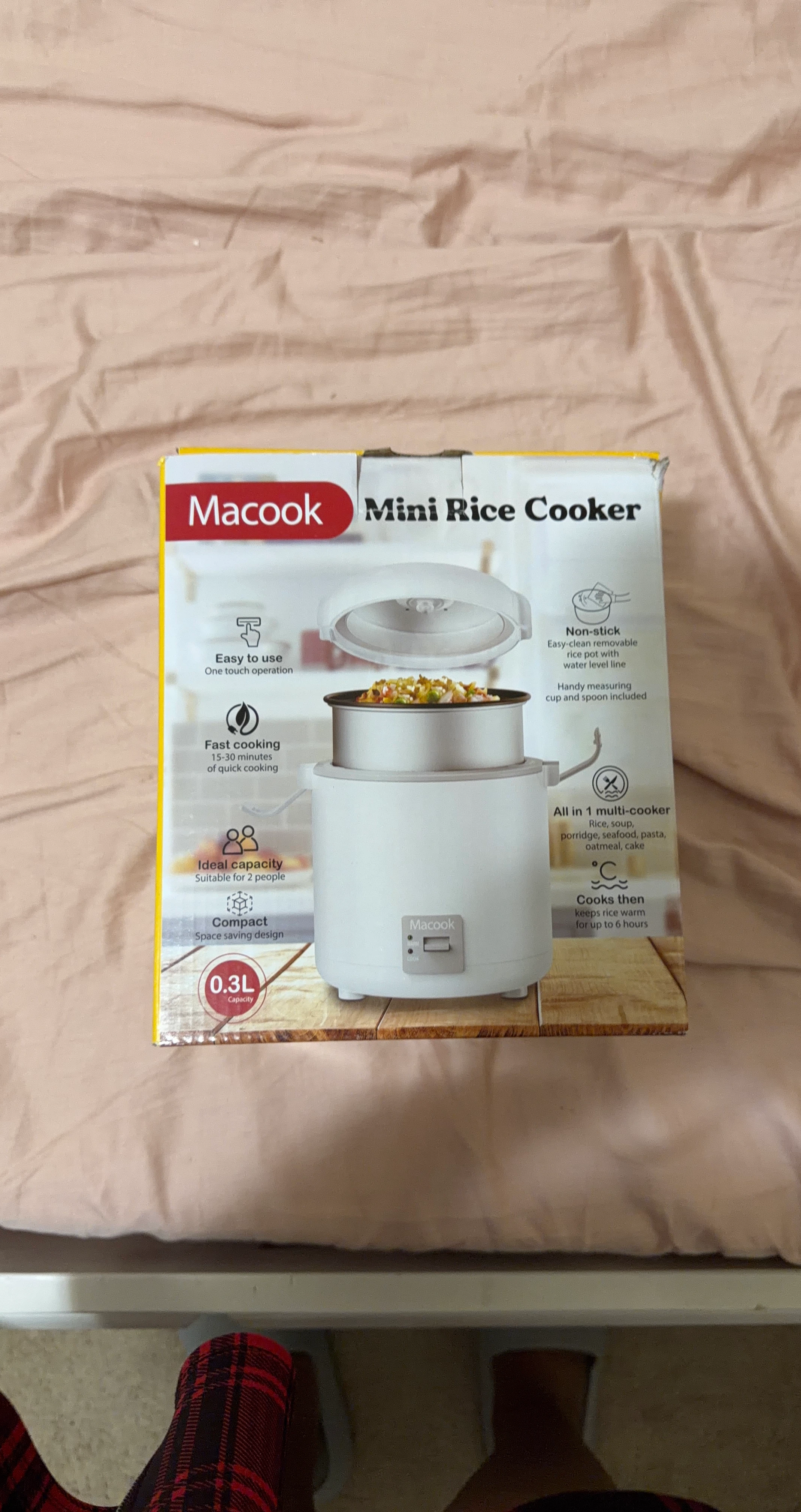 Macook Mini Rice Cooker 0.3L